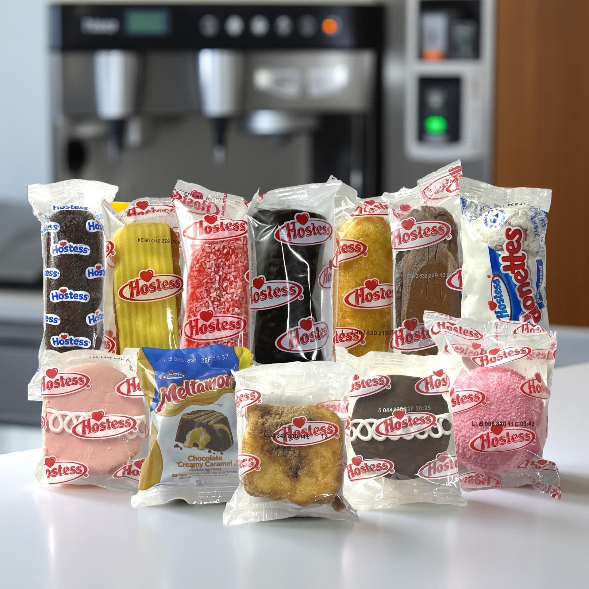 Hostess 30 Snack Cake Variety Pack, 10 Flavors Or More including Cupcakes, Cinnamon Rolls, Danish, Ding Dongs, Twinkies, Zingers 3