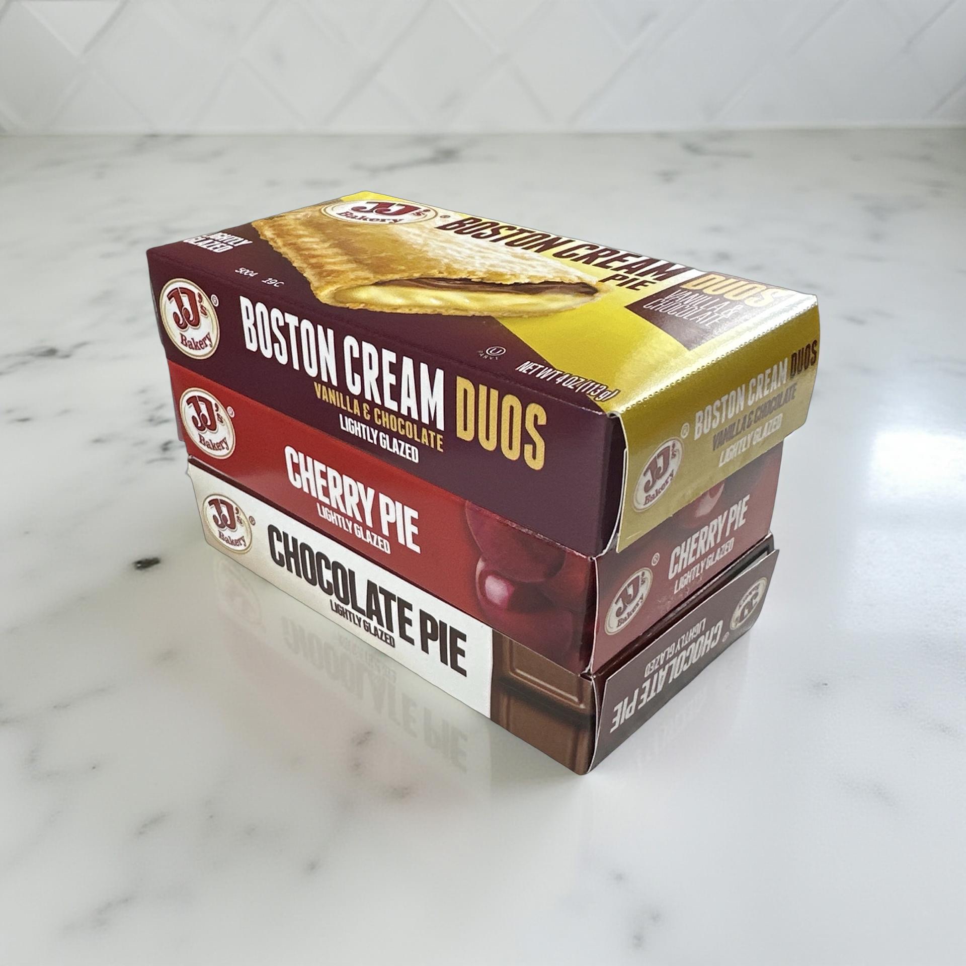 JJ's Bakery Pies Variety Pack (Chocolate / Boston Cream / Cherry) | 12 Count 5