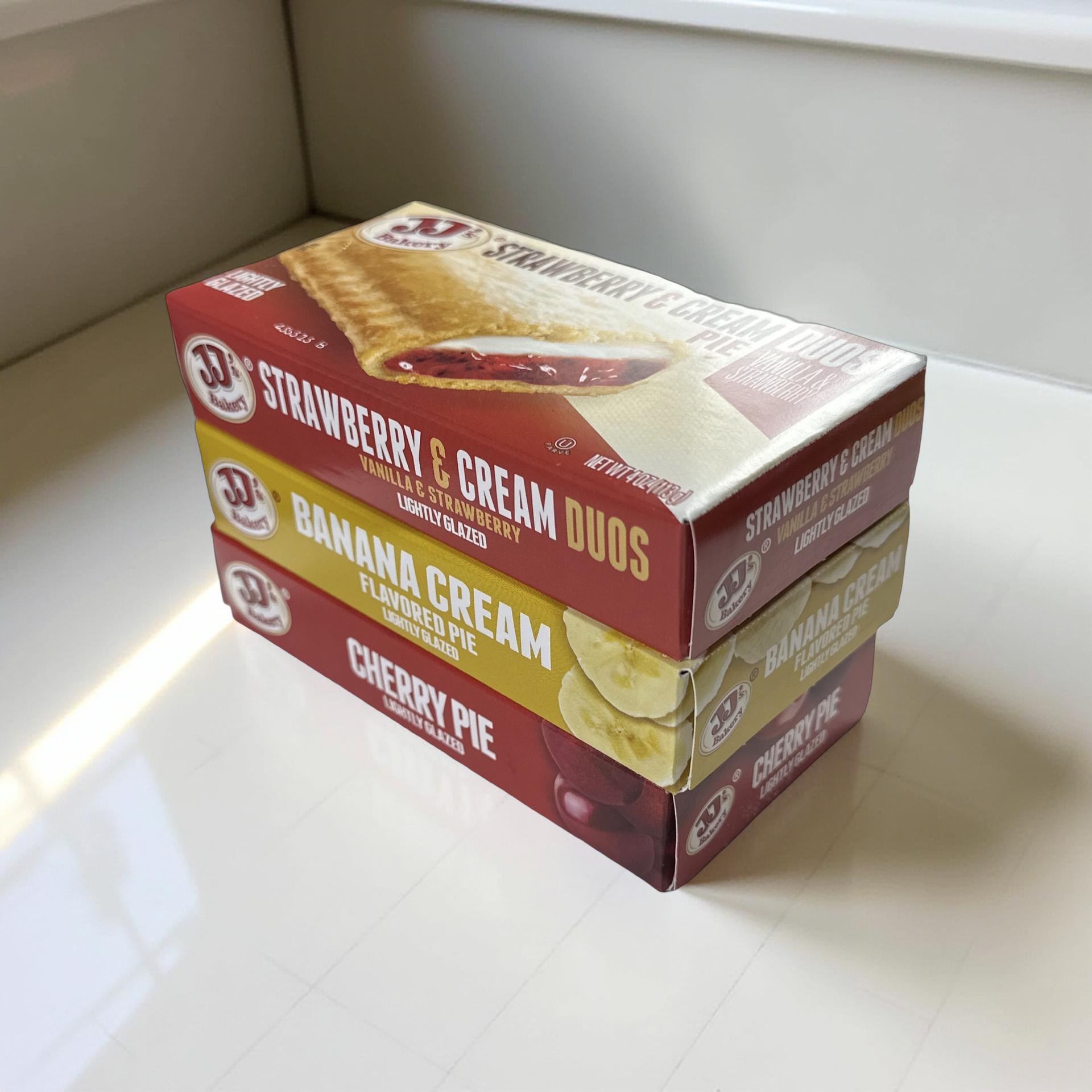 JJ's Bakery Pies Variety Pack (Cherry / Strawberry Cream / Banana Cream) | 12 Count 3