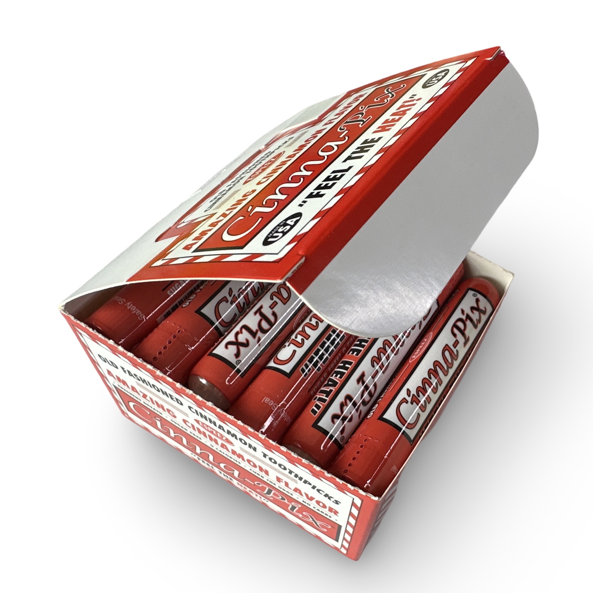 Old Fashioned Cinna-Pix Toothpicks 20 Count | 4x Tubes 7