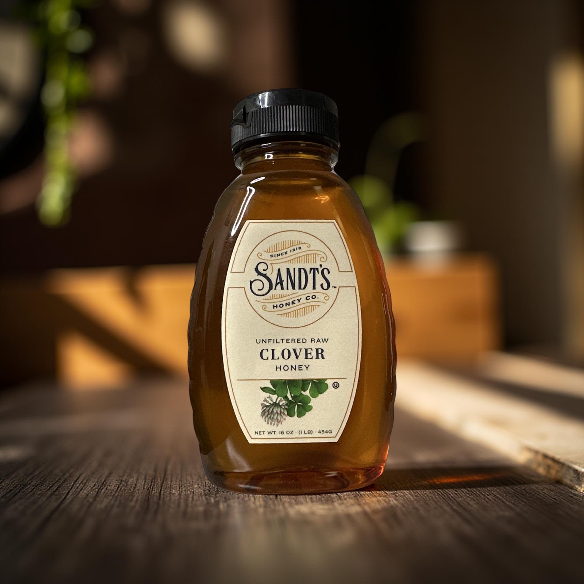 Sandt's Clover Honey, Unfiltered Raw Honey, Non-GMO Genuine, Pure Honey 3