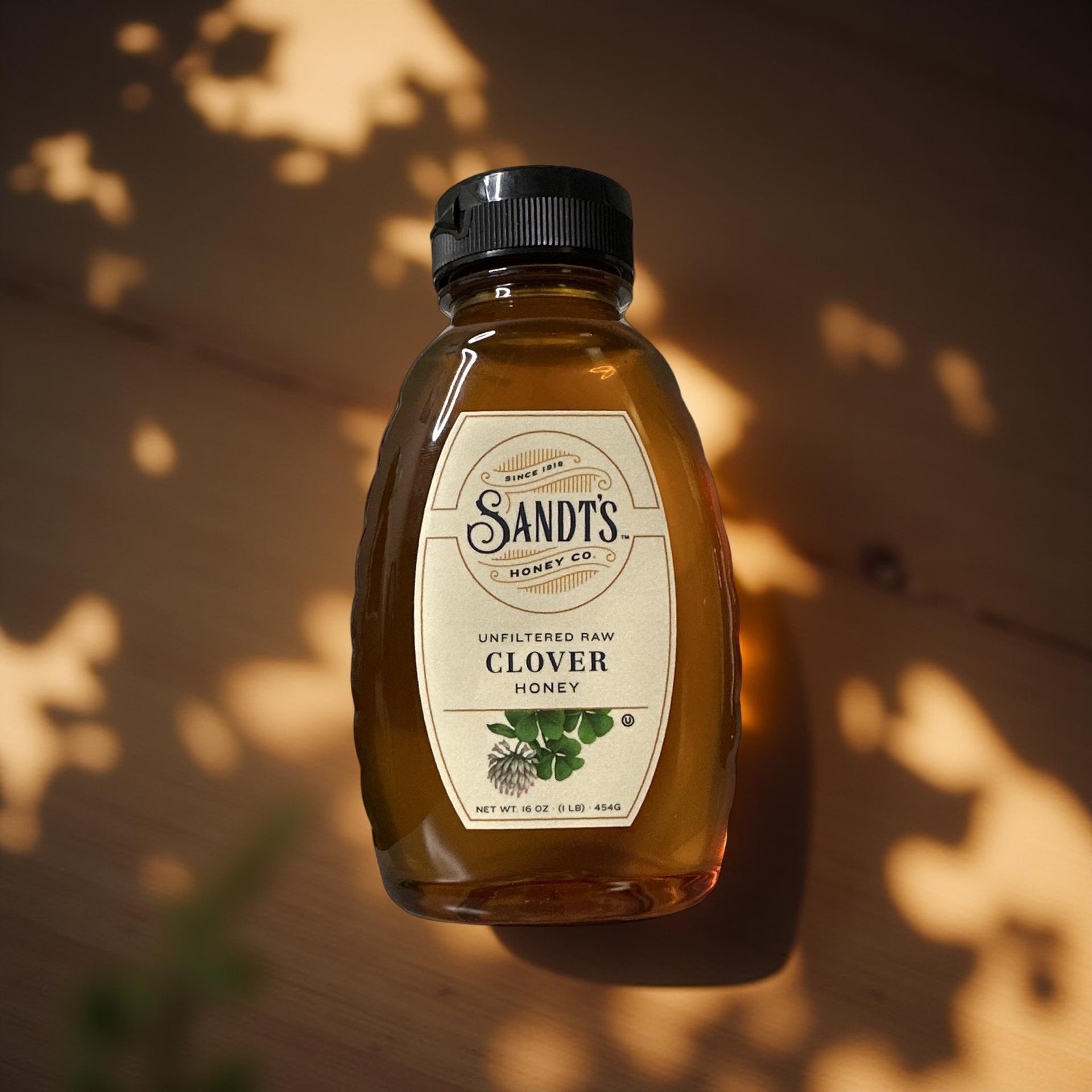 Sandt's Clover Honey, Unfiltered Raw Honey, Non-GMO Genuine, Pure Honey 4
