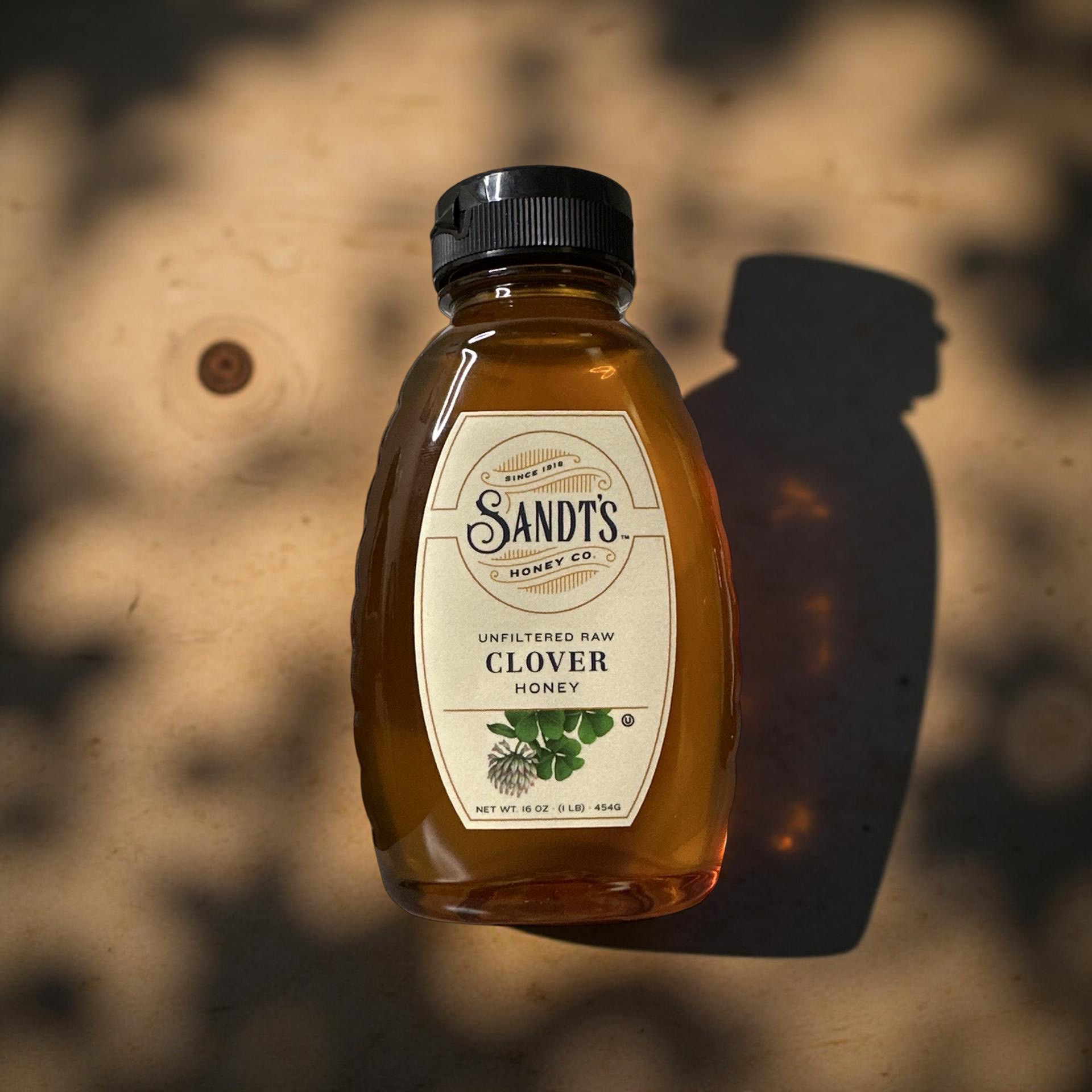 Sandt's Clover Honey, Unfiltered Raw Honey, Non-GMO Genuine, Pure Honey 6