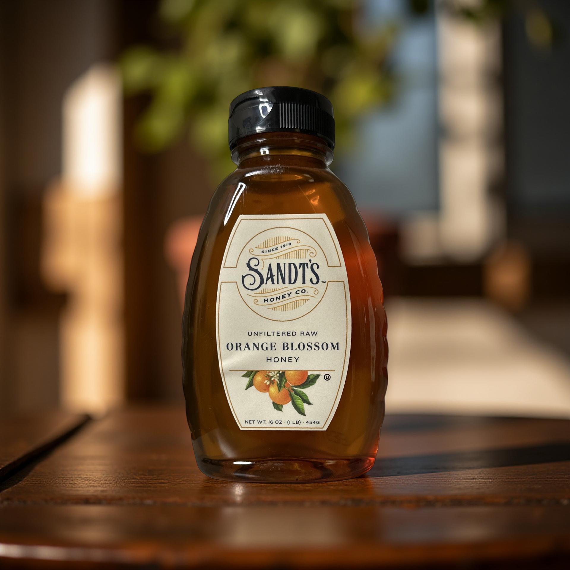 Sandt's Orange Blossom Honey, Unfiltered Raw Honey, Non-GMO Genuine, Pure Honey 3
