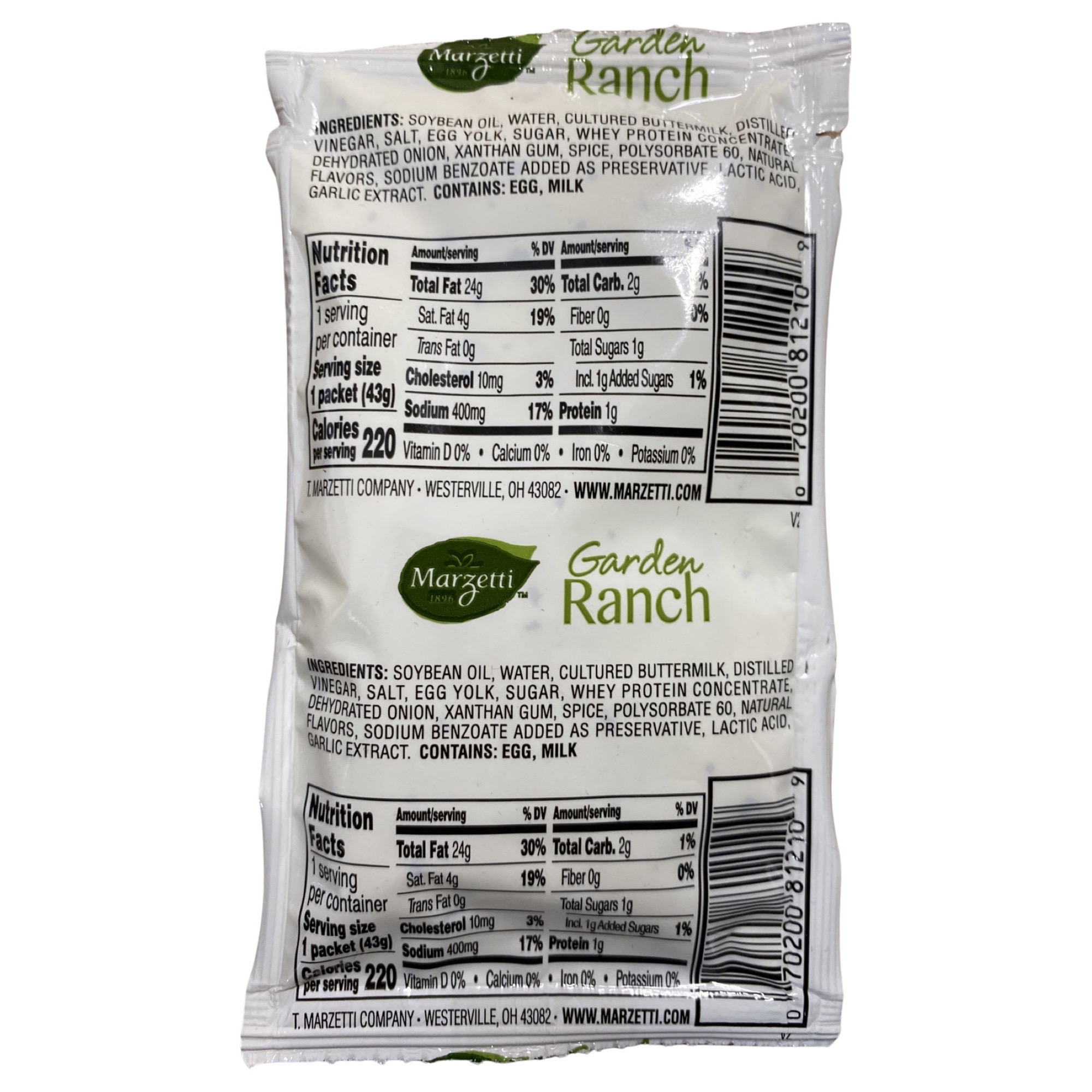 Garden Ranch Salad Dressing Packets Value Pack | 1.5 ounce | 20 Count 3