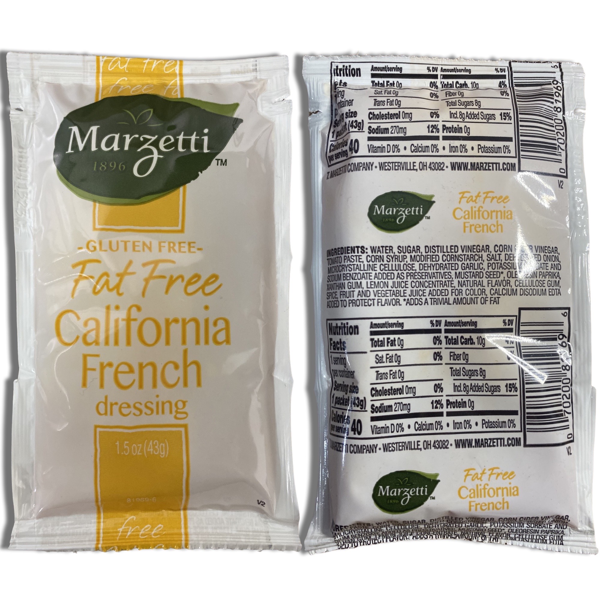 Fat Free California French Salad Dressing Packets | Value Pack | 1.5 Ounce | 20 Count 4