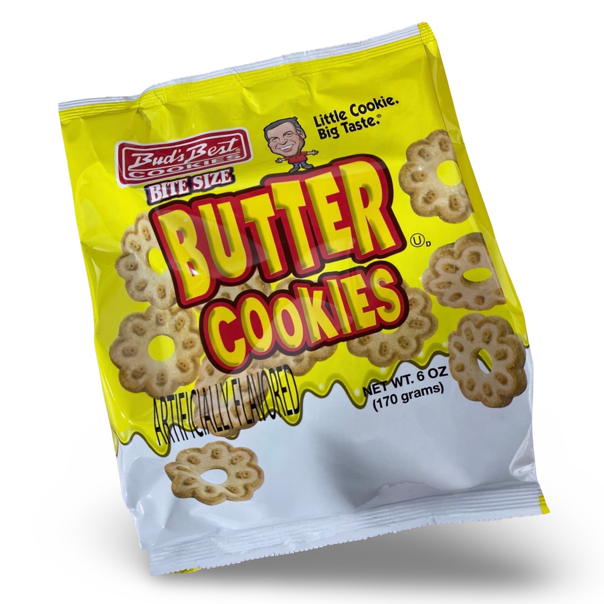 2x Bud's Best Bite Size Butter Cookies, 6 Oz Bags