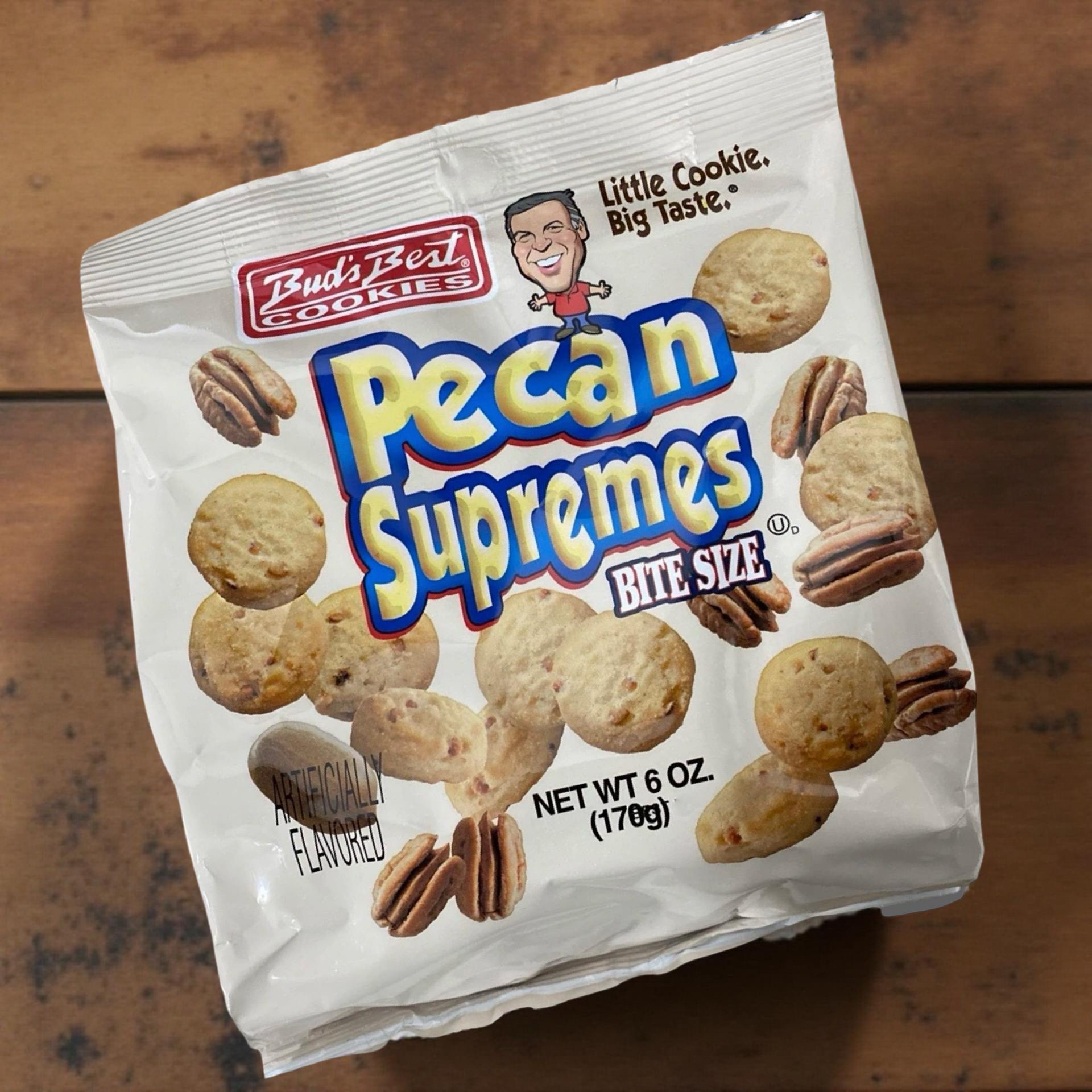 2x Bud's Best Bite Size Pecan Supremes Cookies, 6 Oz Bags 3