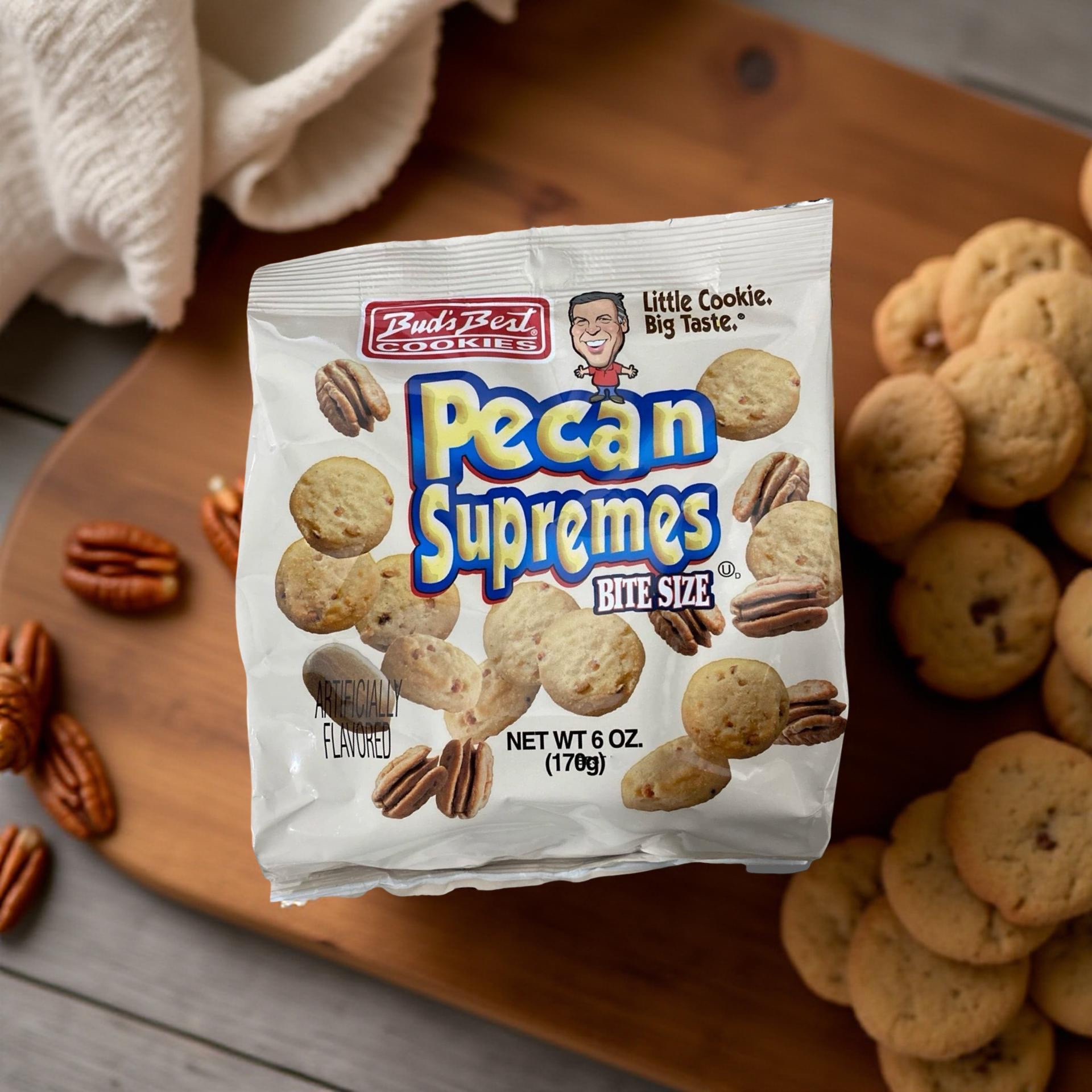 2x Bud's Best Bite Size Pecan Supremes Cookies, 6 Oz Bags 5