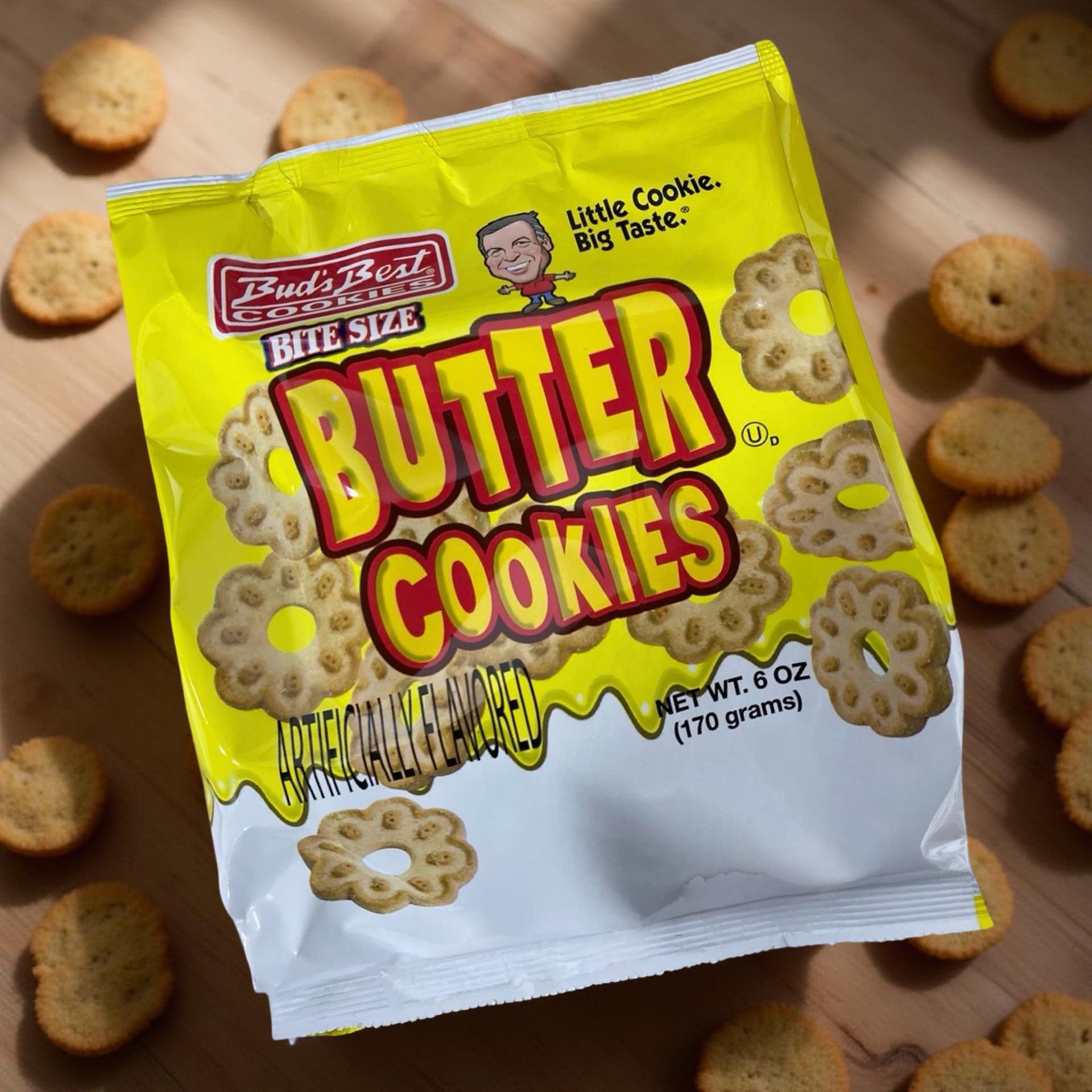 2x Bud's Best Bite Size Butter Cookies, 6 Oz Bags 6