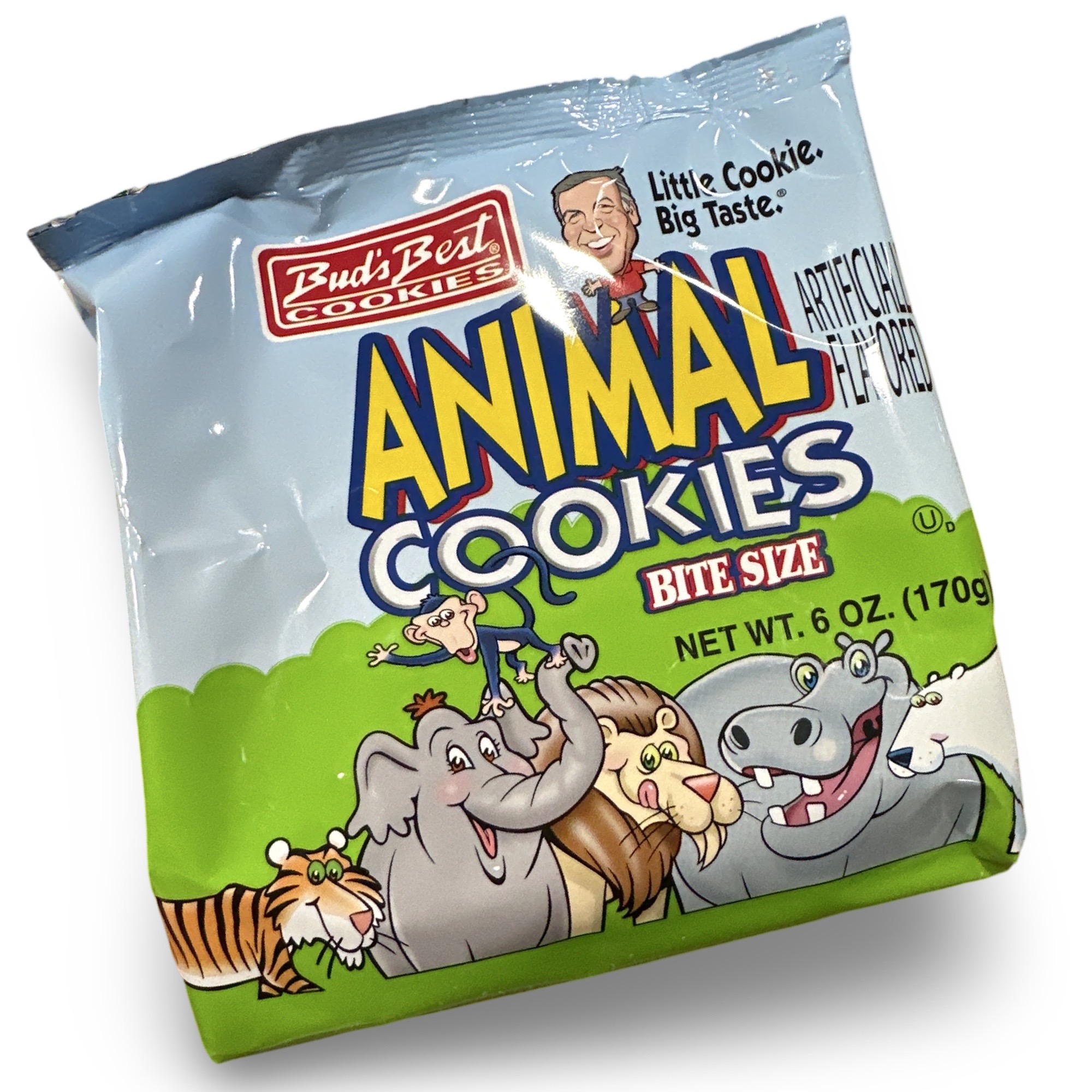 2x Bud's Best Bite Size Animal Cookies, 6 Oz Bags