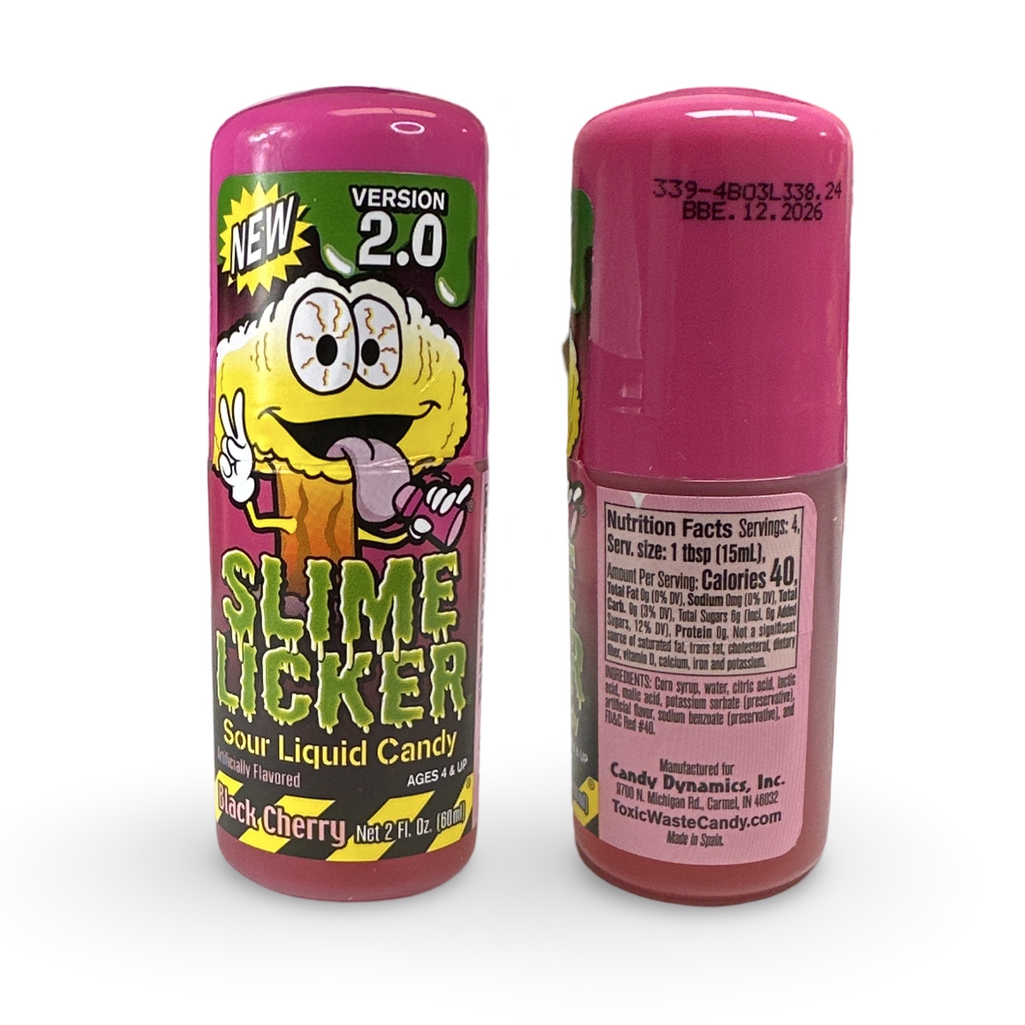 Toxic Waste Slime Licker V2 4 Flavors: Black Cherry, Strawberry, Blue Raspberry and Green Apple 2
