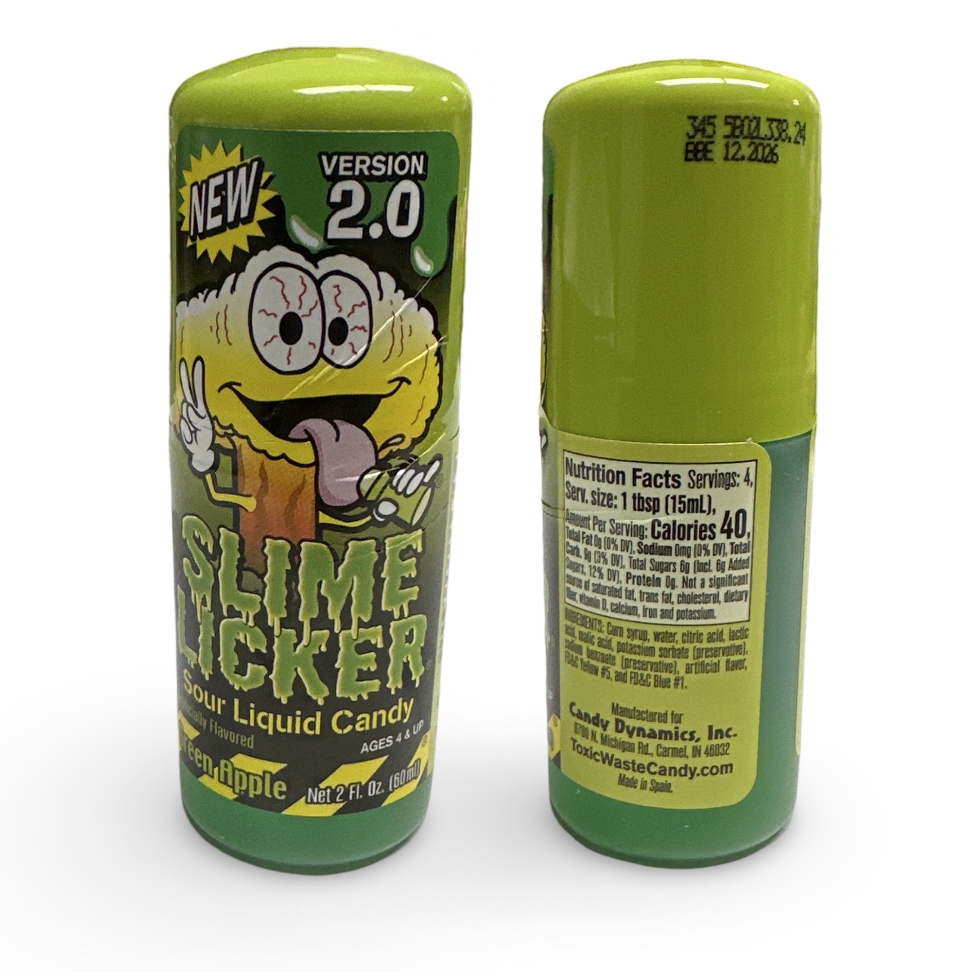Toxic Waste Slime Licker V2 4 Flavors: Black Cherry, Strawberry, Blue Raspberry and Green Apple 3
