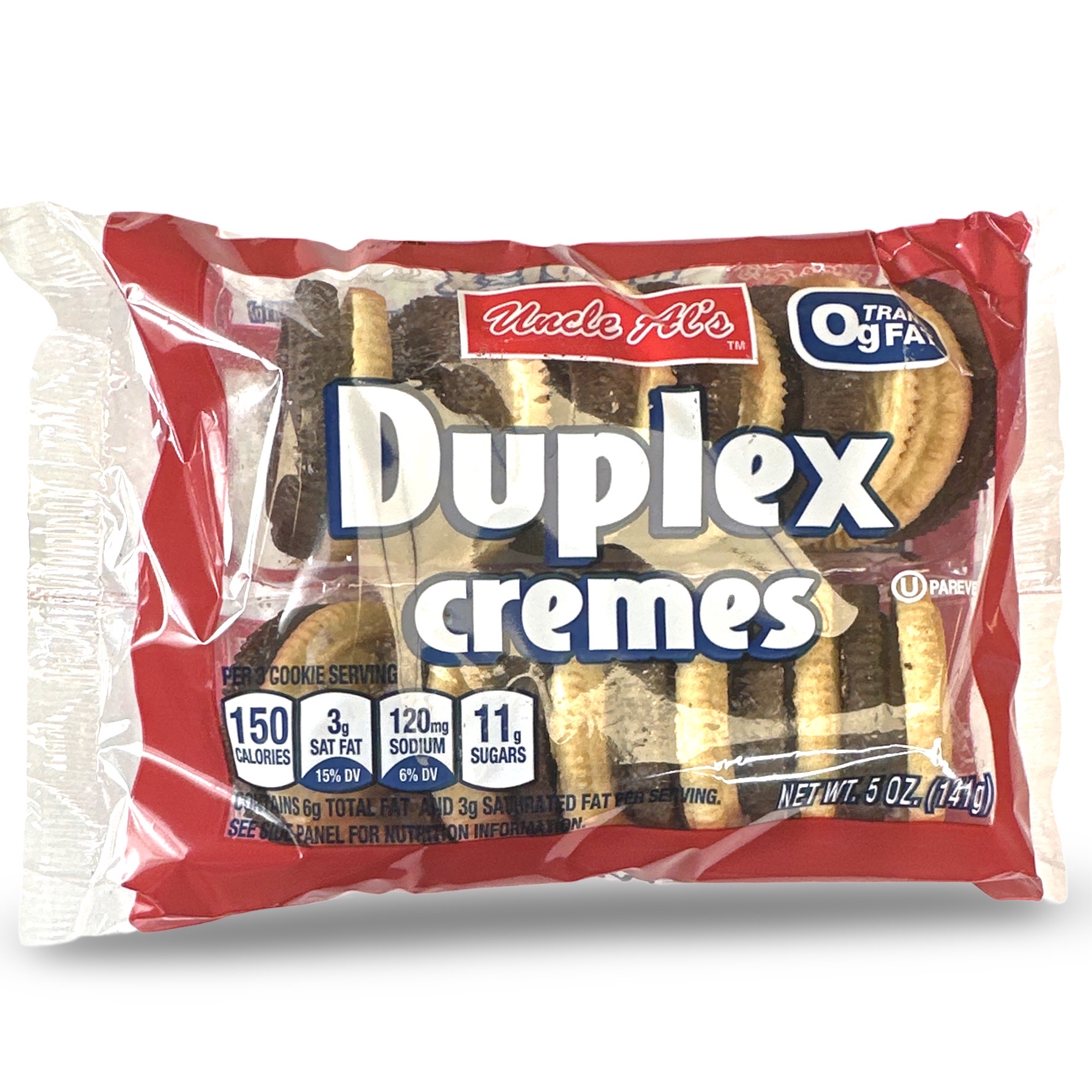 Uncle Al's Vanilla & Duplex Cremes Cookies Combo 5 Oz, 2 Packs 7
