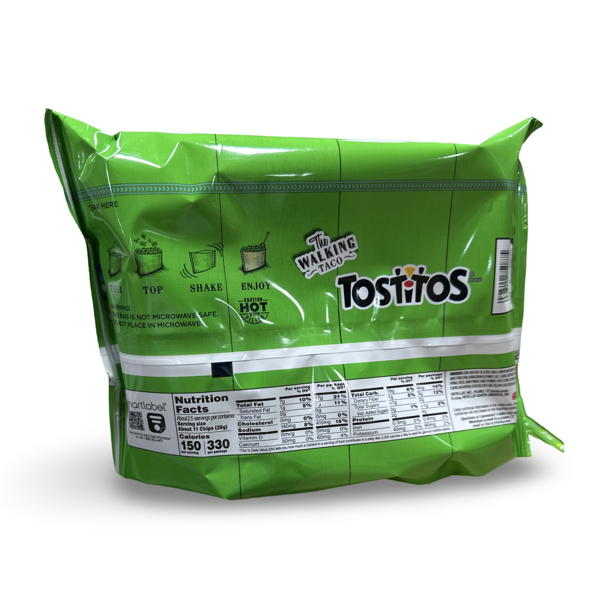 Frito Lay Tostitos Walking Taco, Salsa Verde Tortilla Chips, 2.25 Ounce, 18 Per Case 2