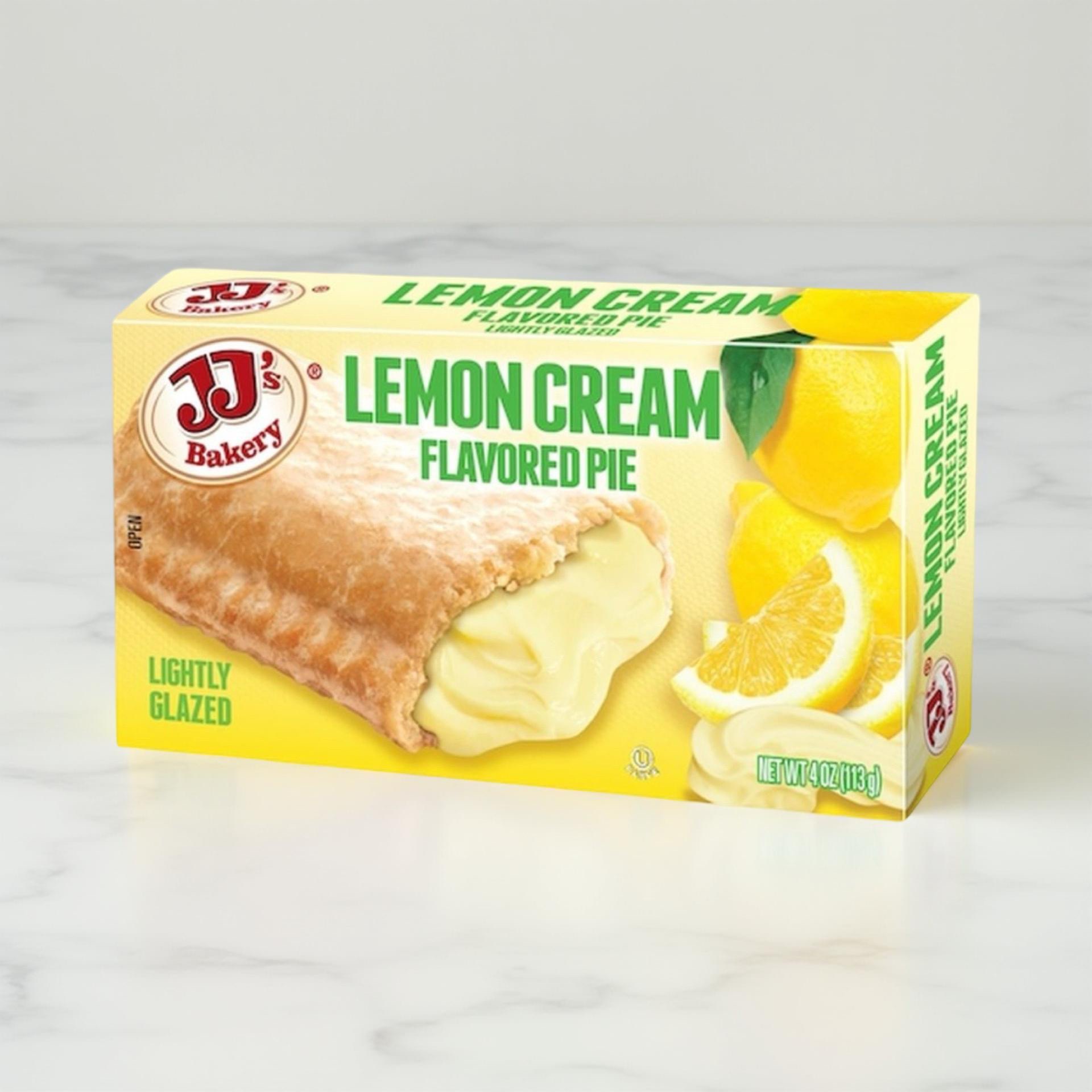 JJ's Bakery Lightly Glazed Lemon Cream Snack Pies, 6 Pack 2