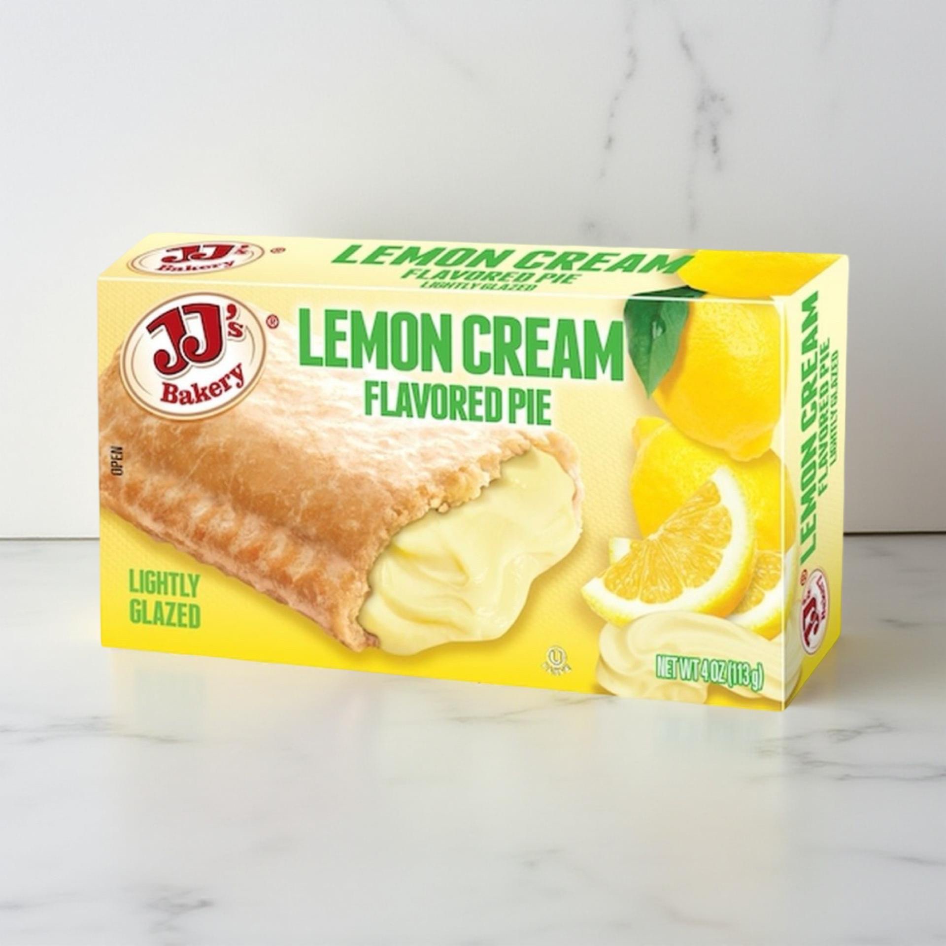 JJ's Bakery Lightly Glazed Lemon Cream Snack Pies, 6 Pack 4