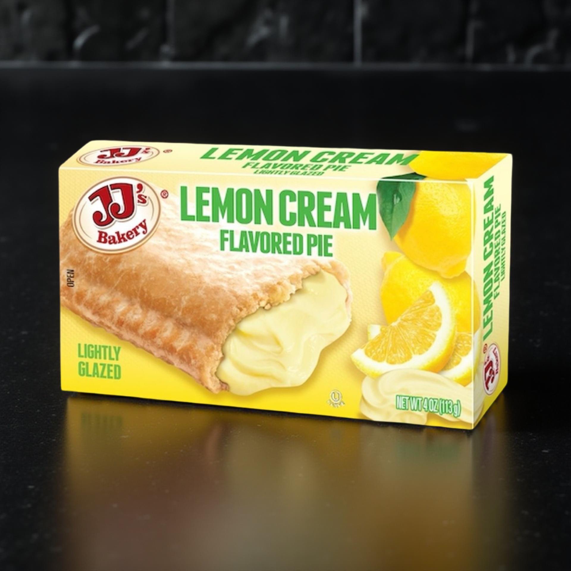 JJ's Bakery Lightly Glazed Lemon Cream Snack Pies, 6 Pack 3