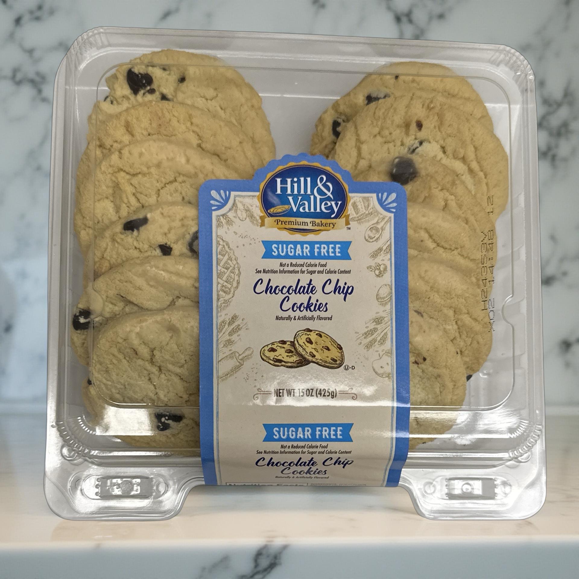 Hill & Valley Sugar Free Chocolate Chunk Cookies | 15 Ounce | 2-Pack 4