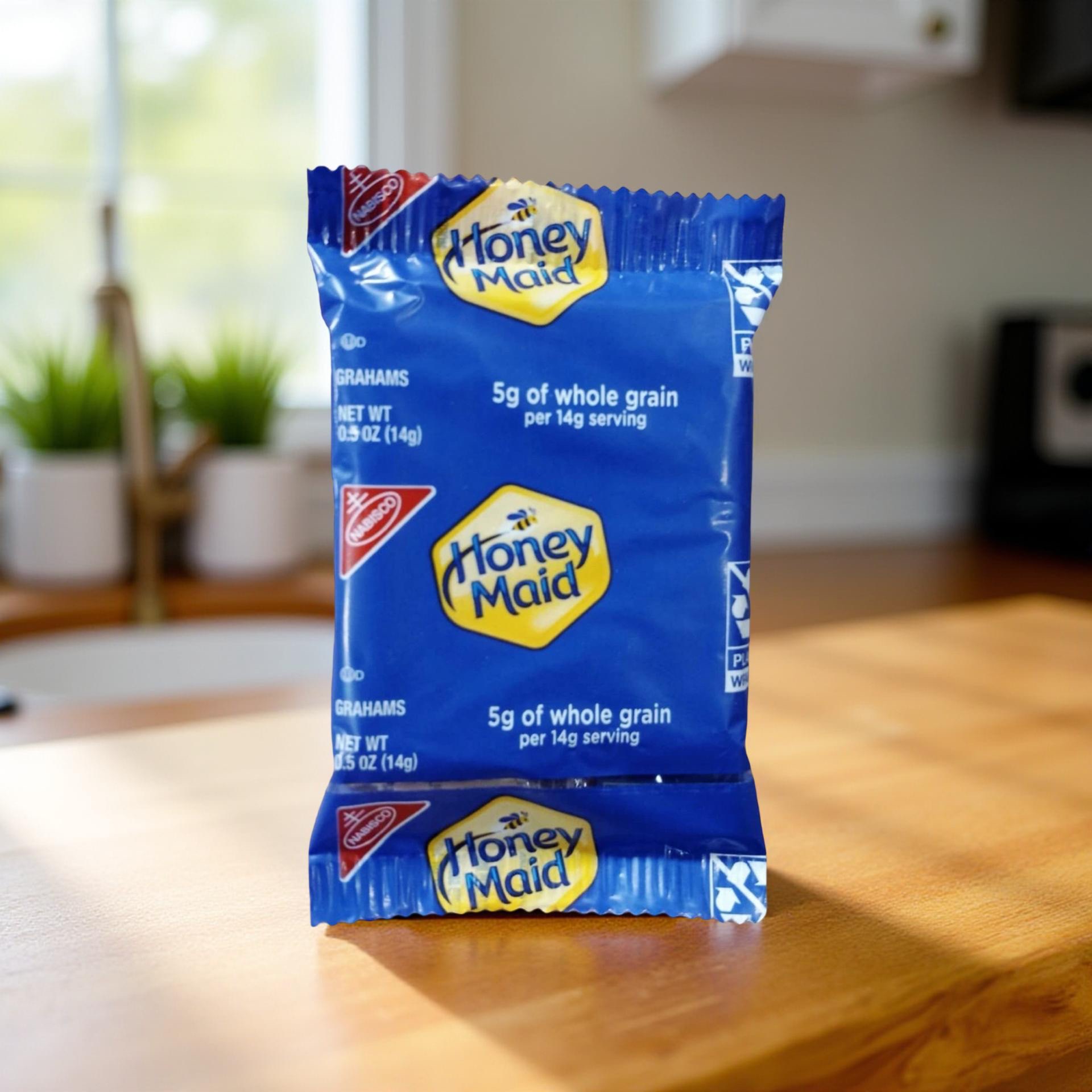 Honey Maid Individually Wrapped Whole Grain Graham Crackers, 50 Pack 5
