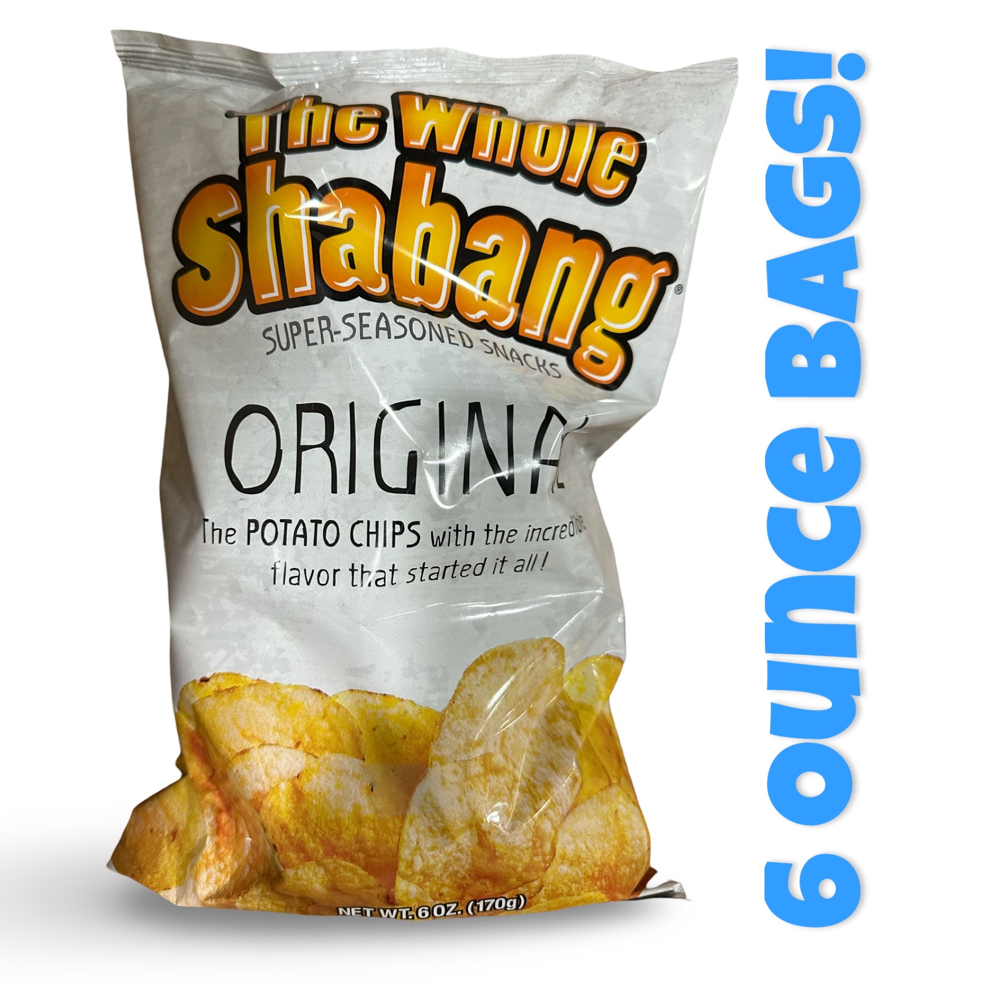 The Whole Shabang Original Potato Chips, 2x BIG 6 Oz Bags 2