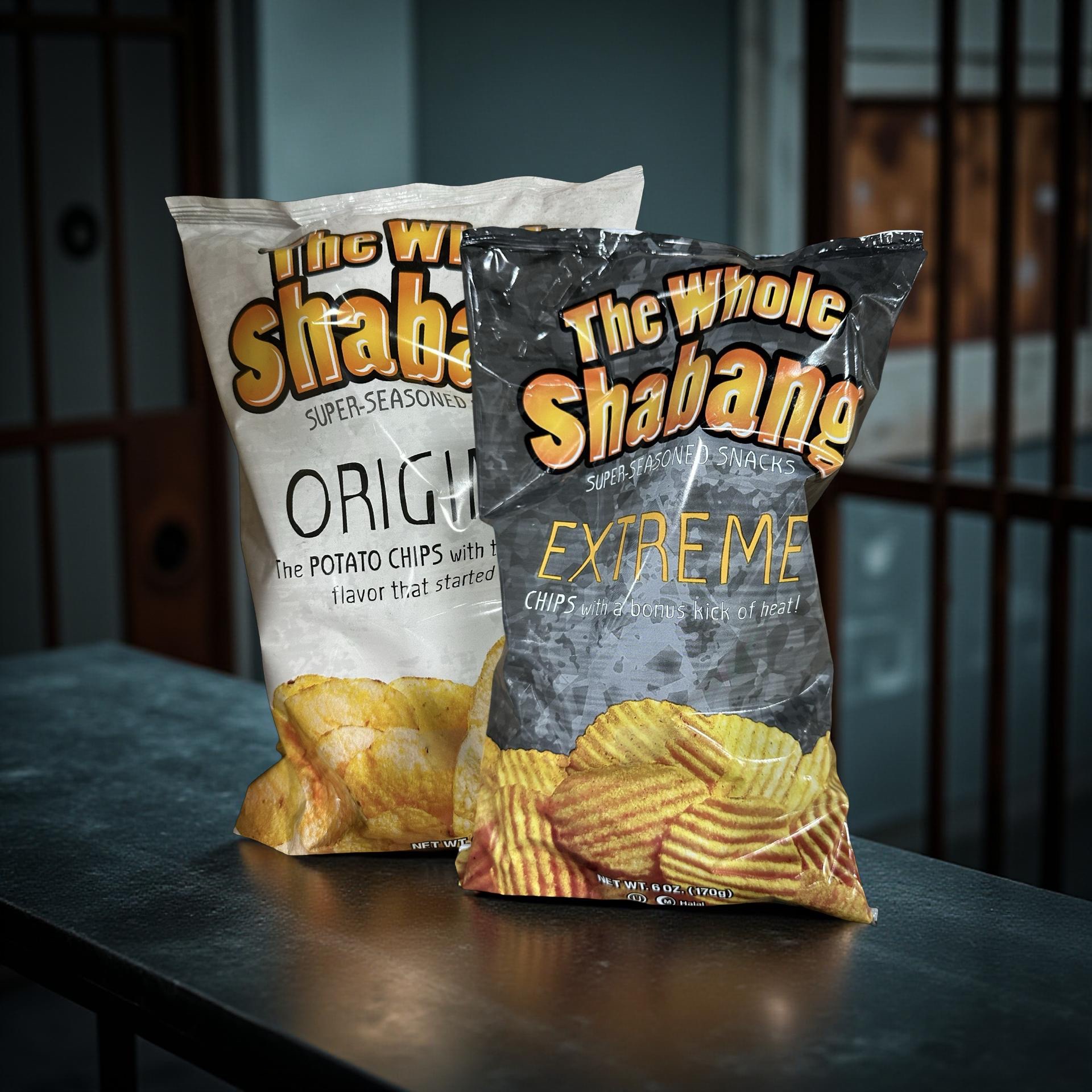 The Whole Shabang Original and Extreme Potato Chips, 2x BIG 6 Oz Bags 5