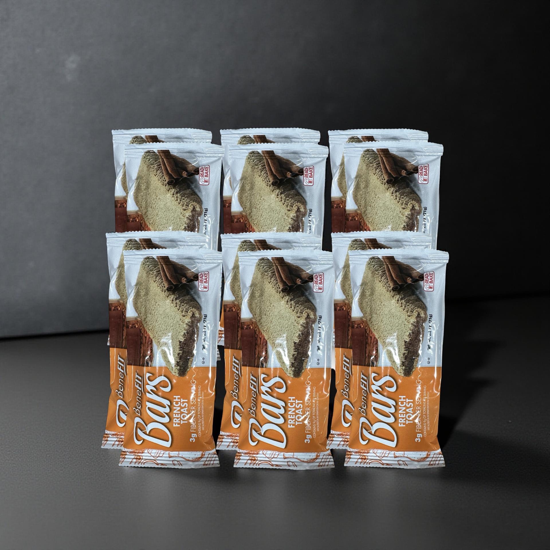 French Toast BeneFit Bars by Readi-Bake   2.5 Ounce | Value Pack of 12 4