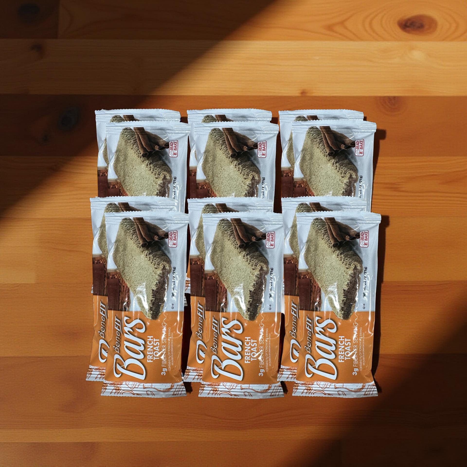 French Toast BeneFit Bars by Readi-Bake   2.5 Ounce | Value Pack of 12 5