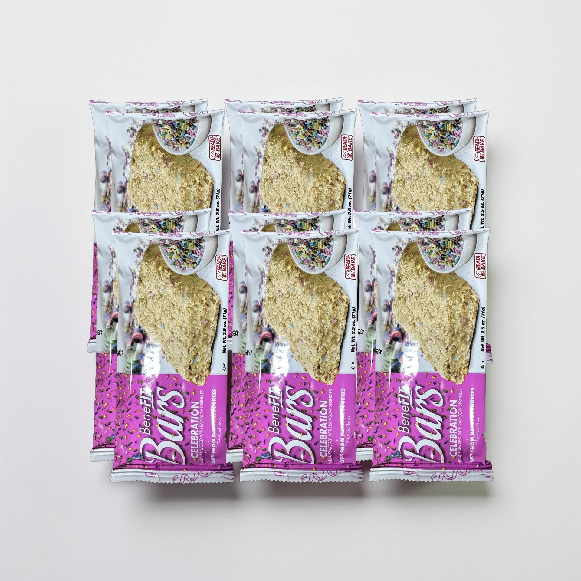 Readi-Bake Celebration Birthday Cake BeneFit Bars 2.5 Oz, 12 Pack 5