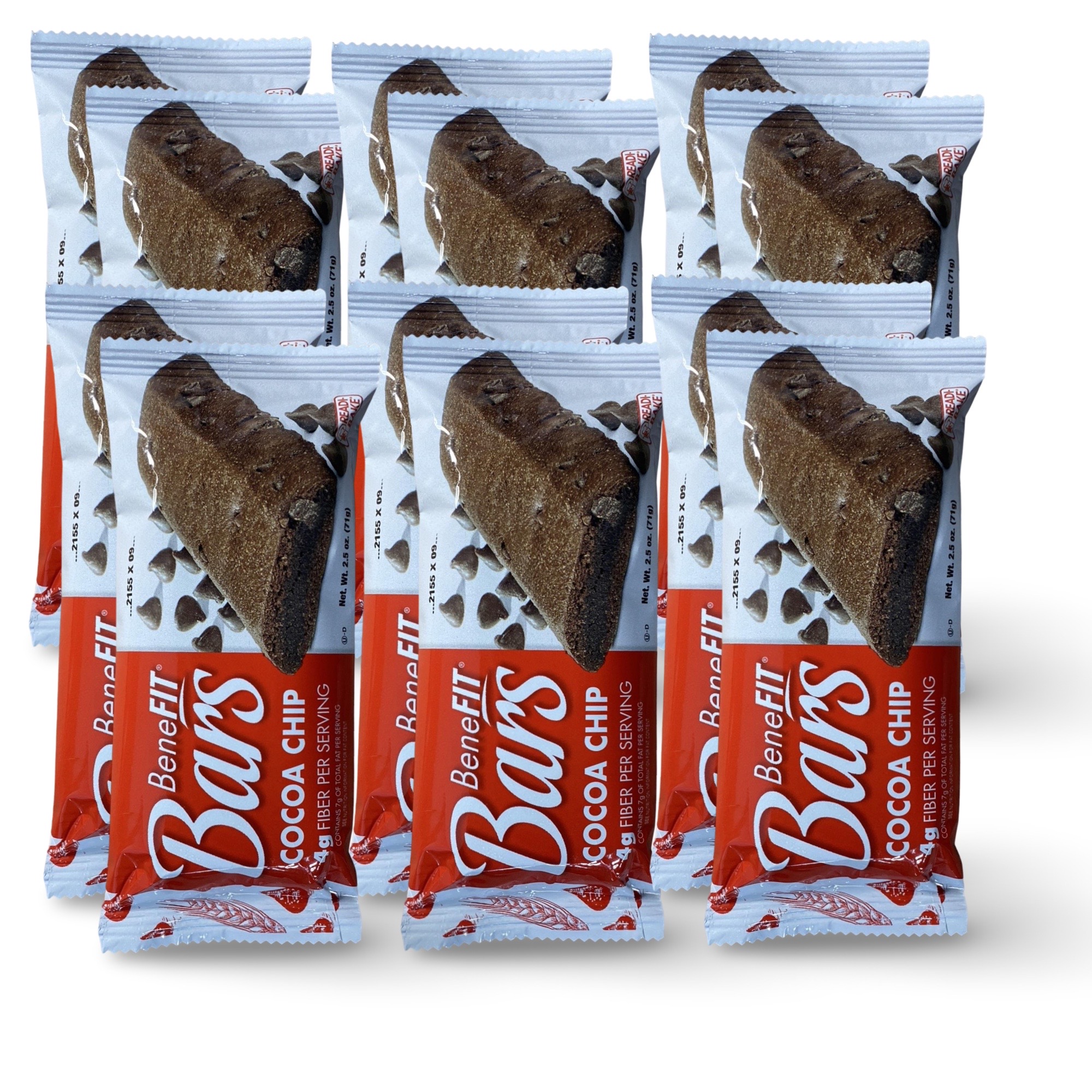 Cocoa Chip BeneFit Bars by Readi-Bake 2.5 Oz | 12 bars