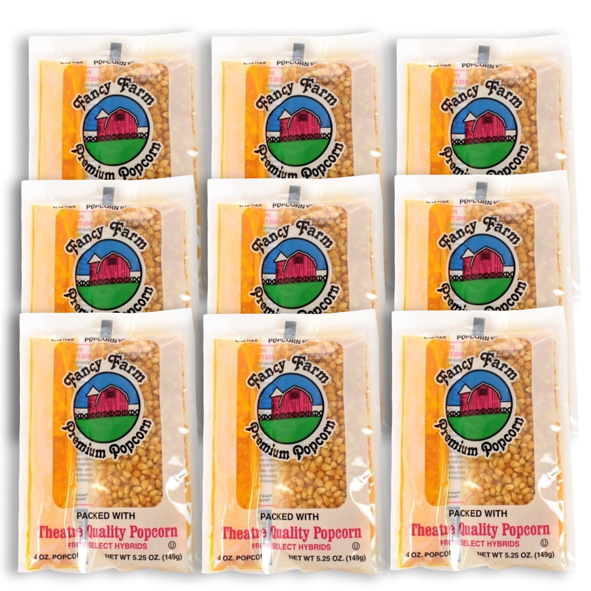 At-Home Premium Popcorn Popping Kit, 5.3 Oz, Perfect Portion, 9 Bags 2