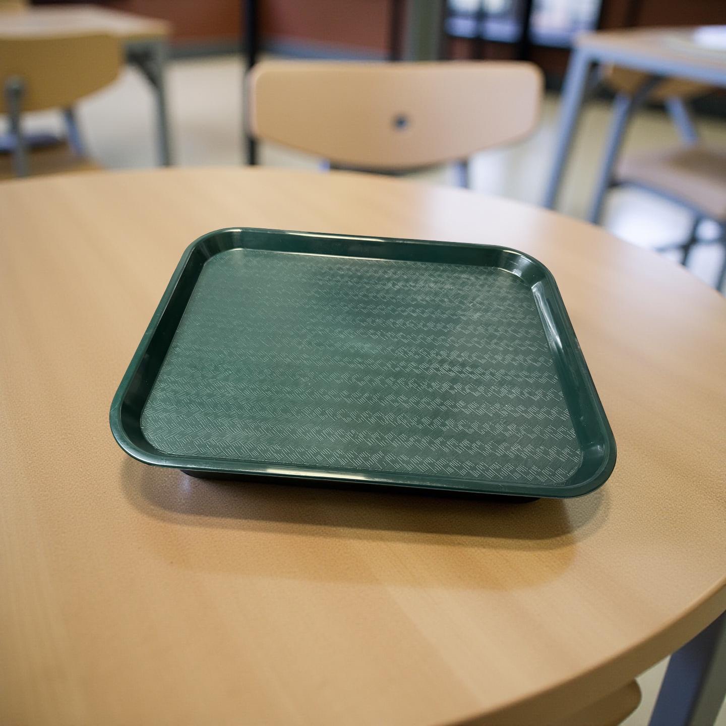 School Cafeteria Tray, Green, Full Size High Quality, 18 x 14 4