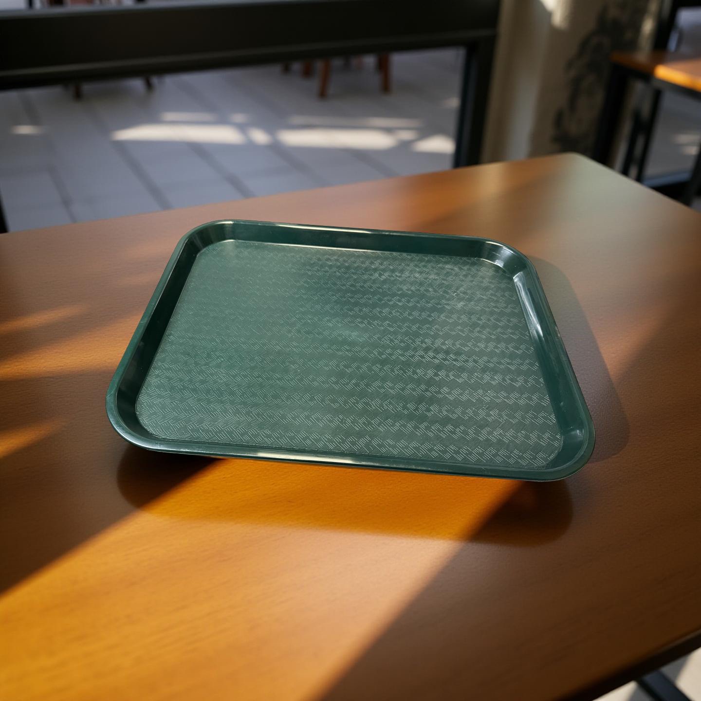 School Cafeteria Tray, Green, Full Size High Quality, 18 x 14 5