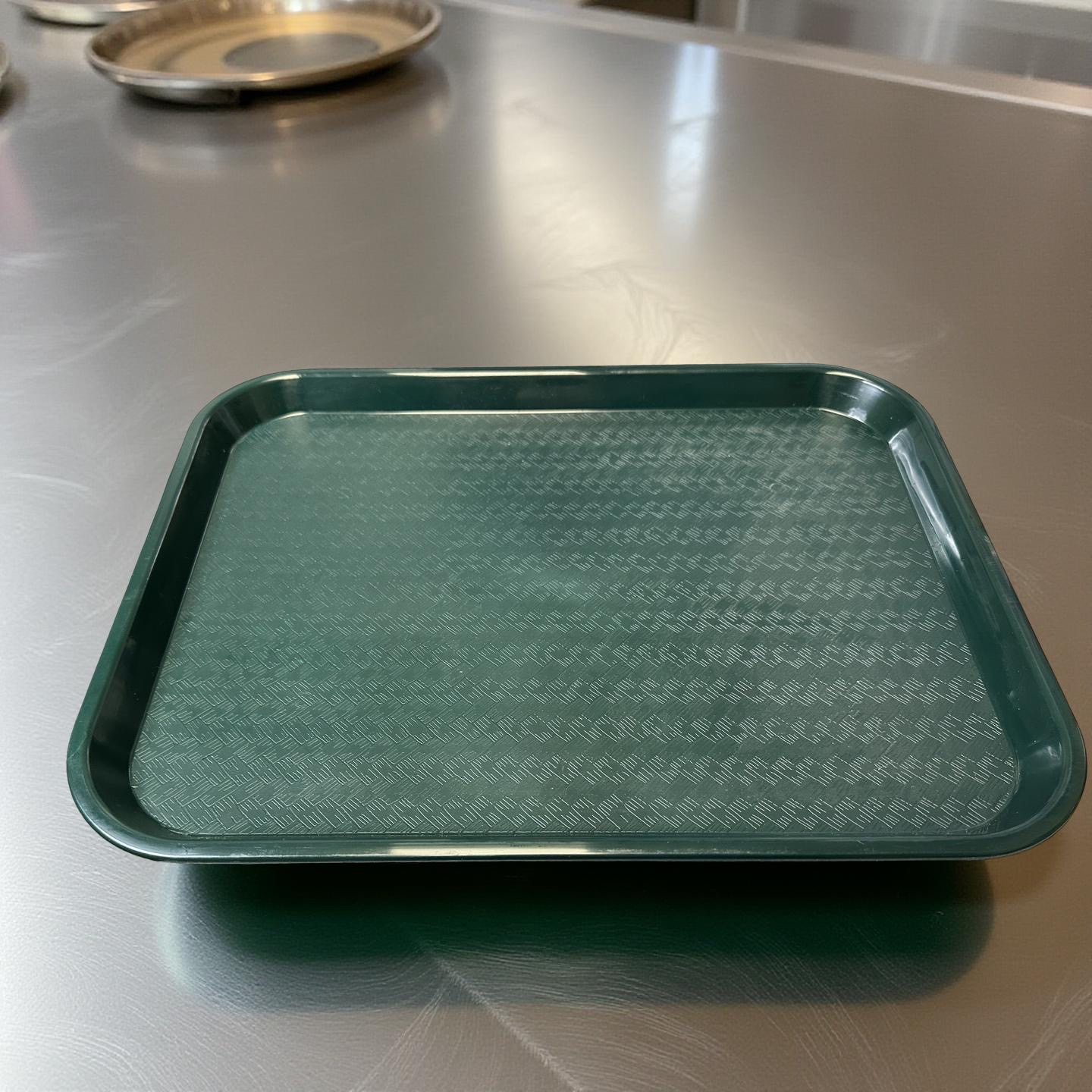 School Cafeteria Tray, Green, Full Size High Quality, 18 x 14 6