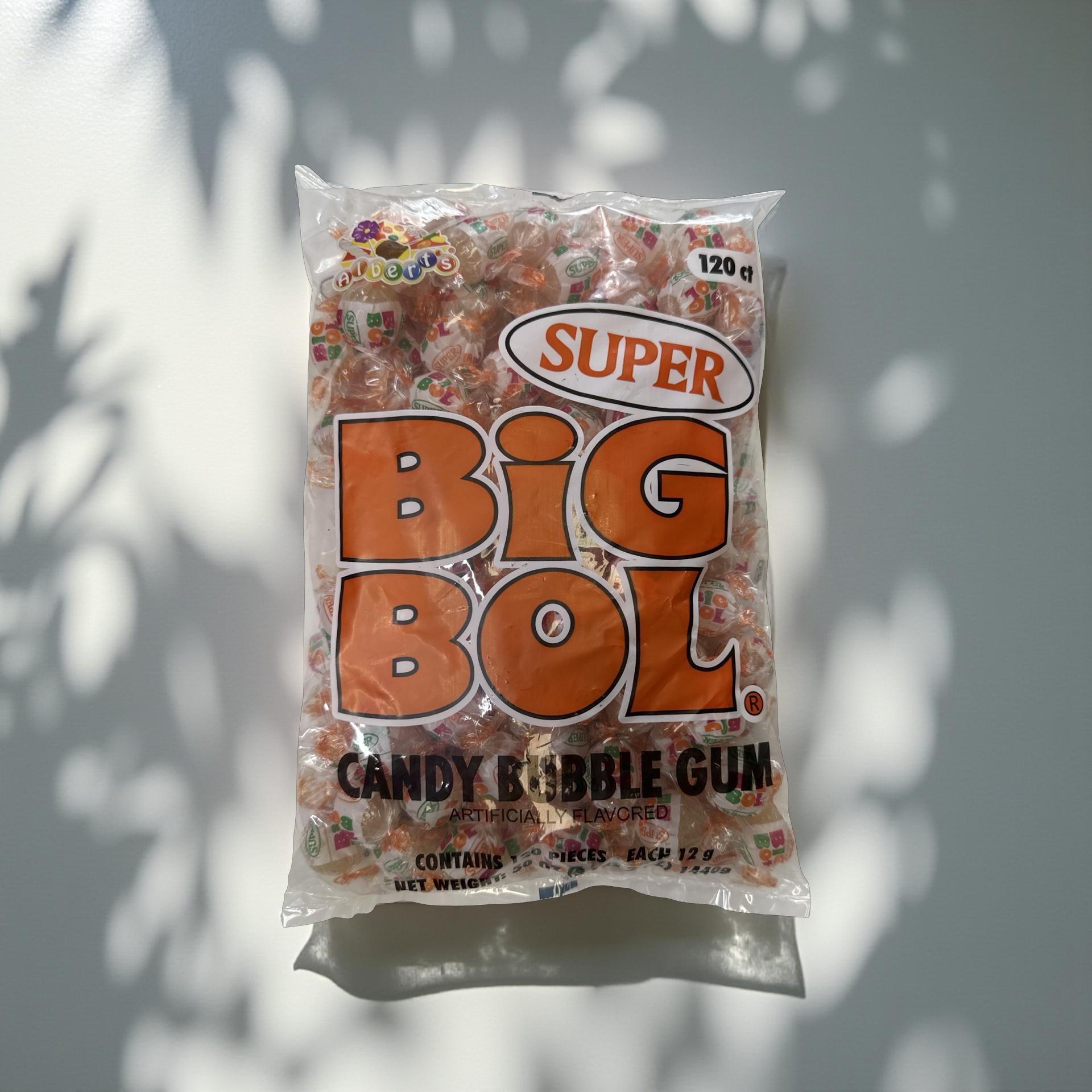Big Bol Chewy Classic Candy Bubble Gum, Over 3 lbs., 120 Count Bag 4