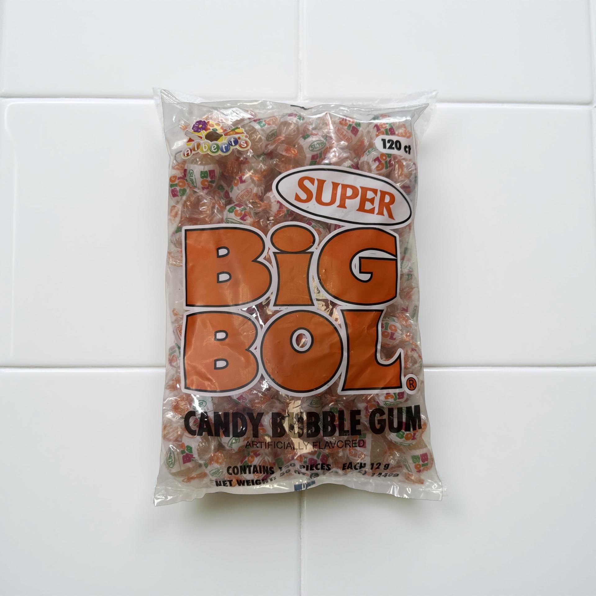 Big Bol Chewy Classic Candy Bubble Gum, Over 3 lbs., 120 Count Bag 6
