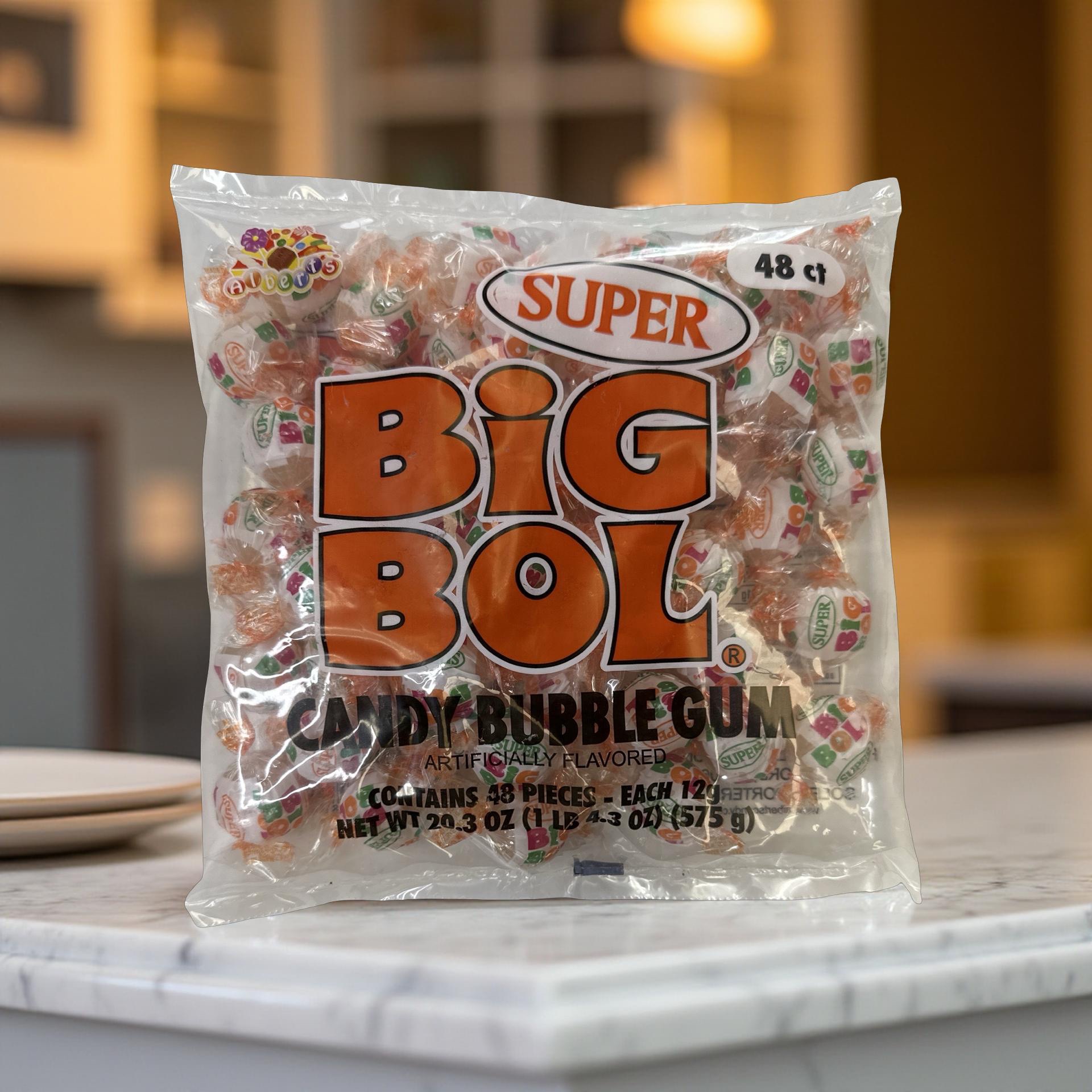 Big Bol Chewy Classic Candy Bubble Gum, Over 1.25 lbs. , 48 Count Bag 3
