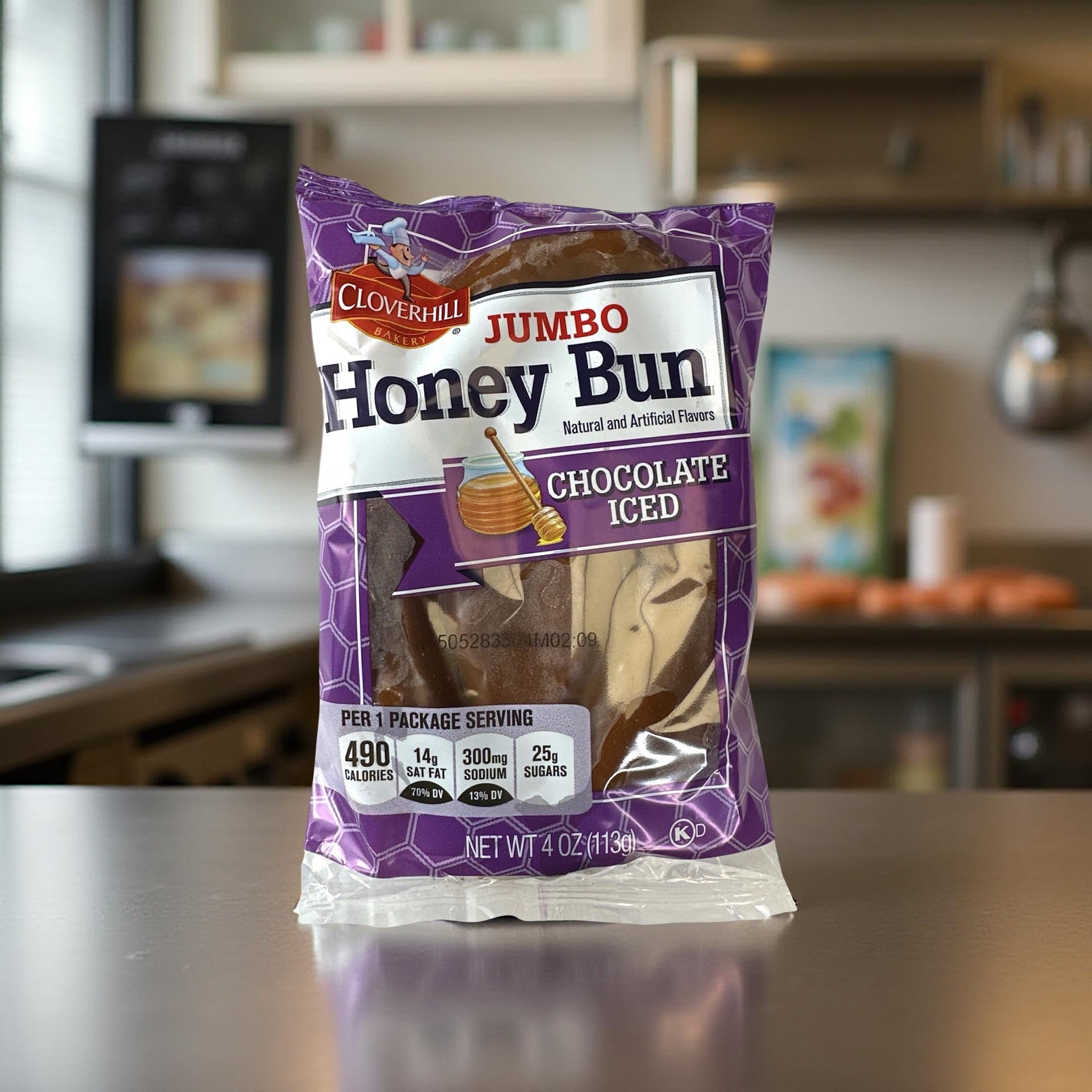 Cloverhill Jumbo Honey Bun Chocolate Iced - 4.75oz Multi Pack (12 Pack) 5