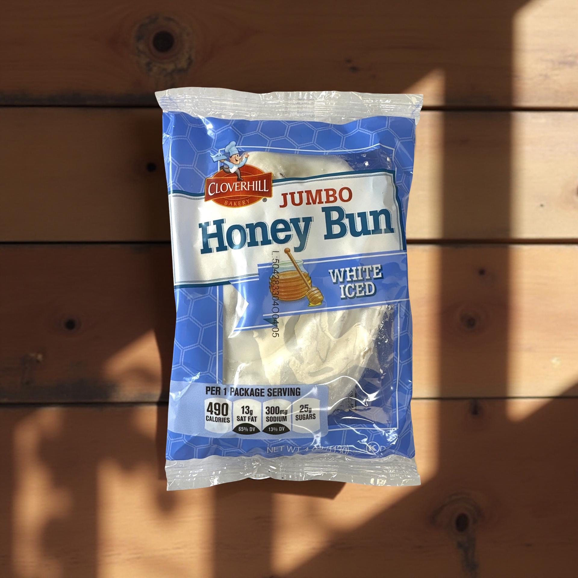 Cloverhill Jumbo Honeybuns, White Iced, Individually Packaged, Pack of 6 5