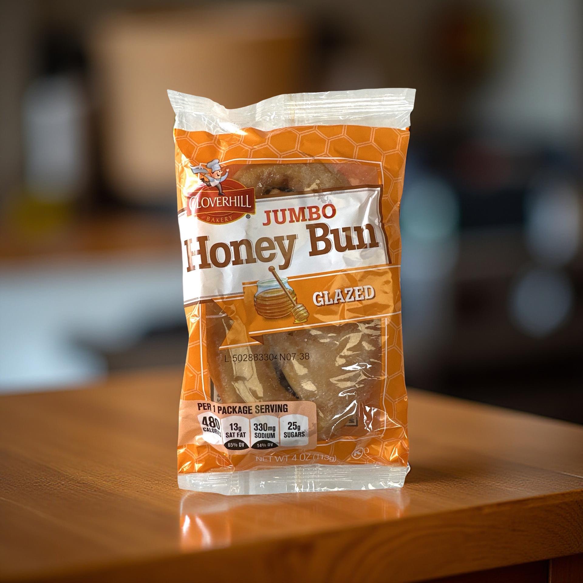 Cloverhill Jumbo Honeybuns, Glazed, Individually Packaged, Pack of 6 3