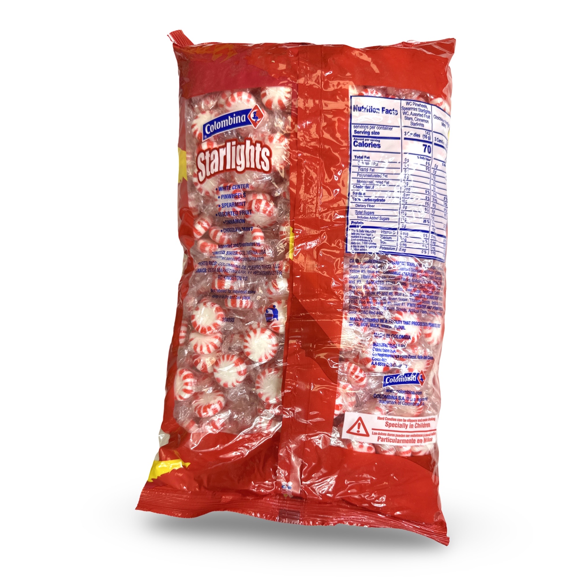 Red Starlights Peppermint Mints Candy, Bulk 5 lb Bag 2