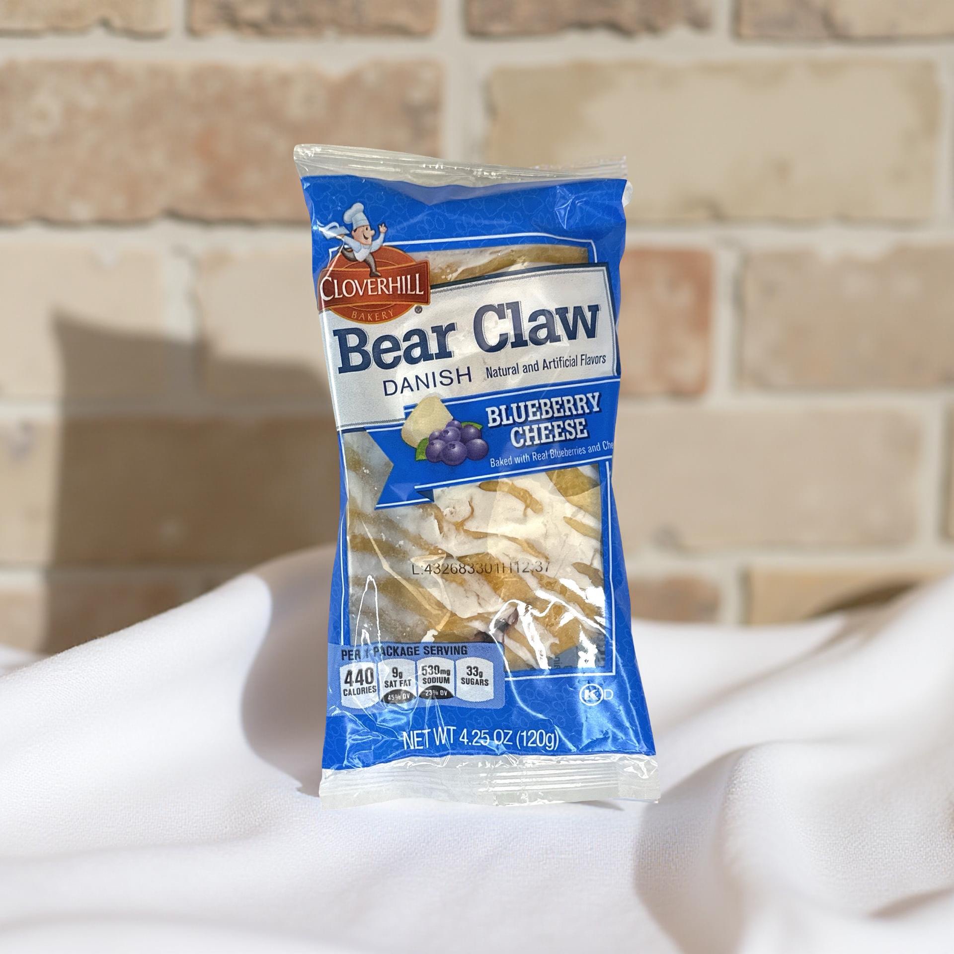 Cloverhill Bear Claws, Blueberry Cheese, Individually Packaged, Pack of 12 3
