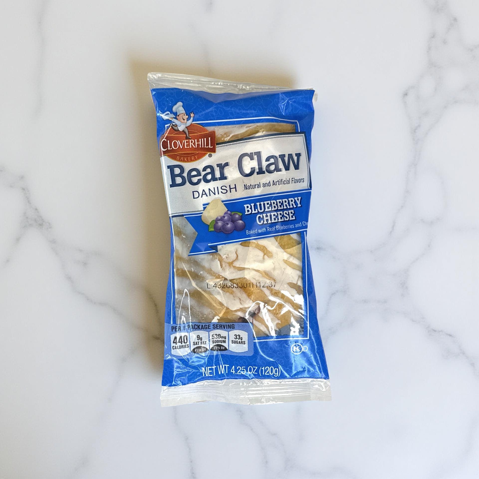 Cloverhill Bear Claws, Blueberry Cheese, Individually Packaged, Pack of 12 4