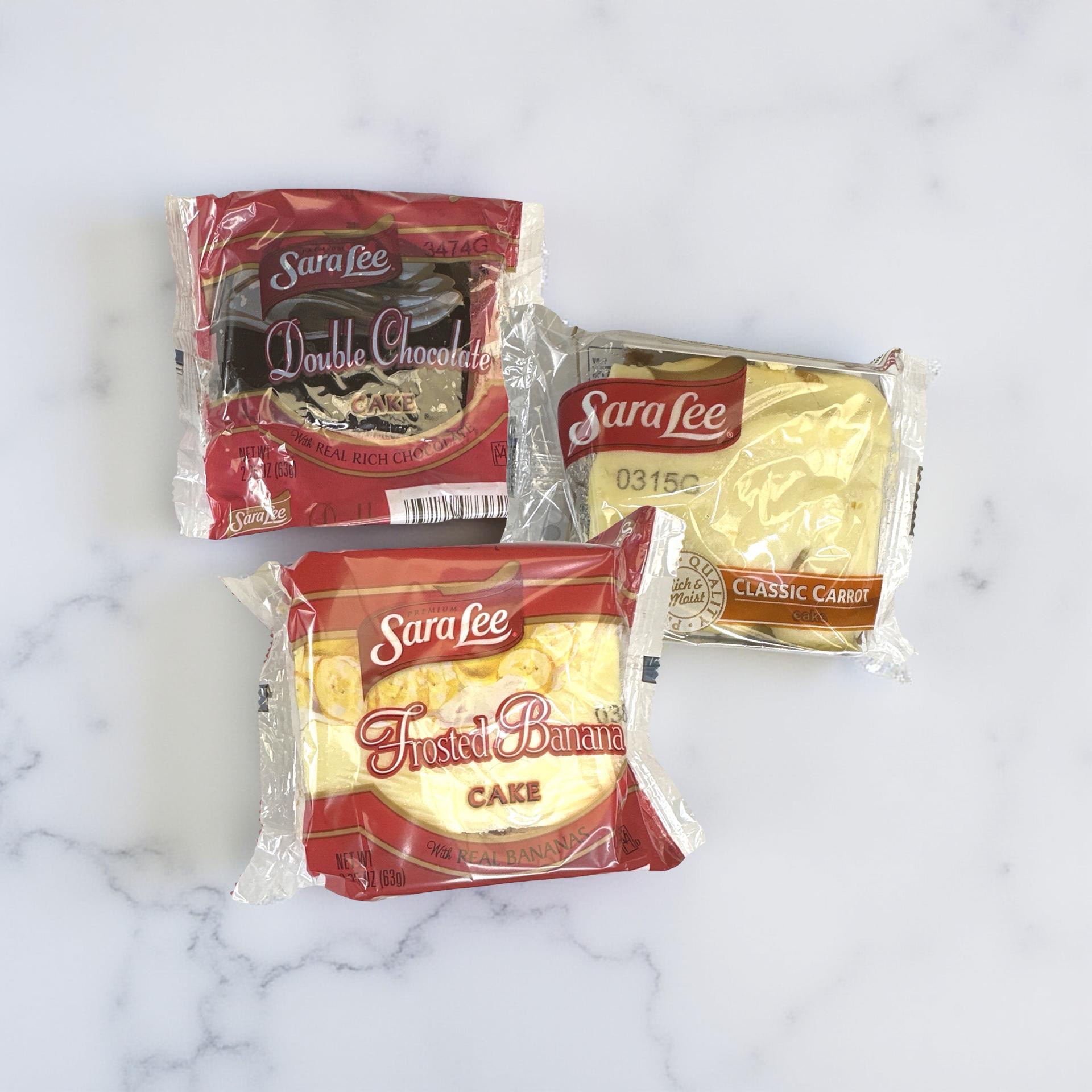 Sara Lee Banana, Carrot and Chocolate Cakes Variety Pack, 12 Total, 4 Each 6