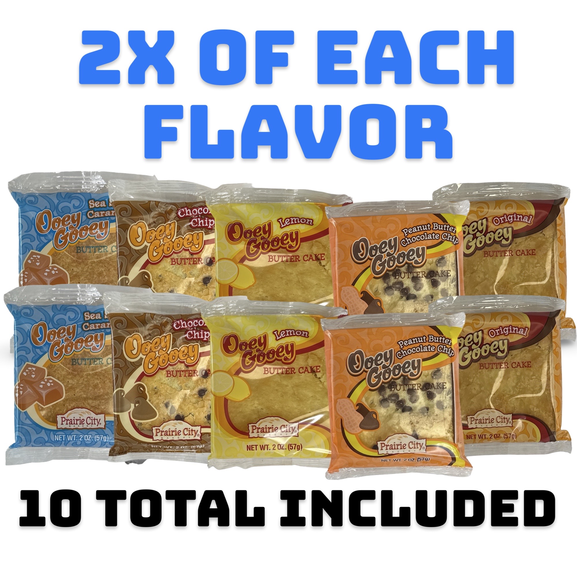 Ooey Gooey Butter Cakes Variety Pack | 5 Flavors | 10 Count 2