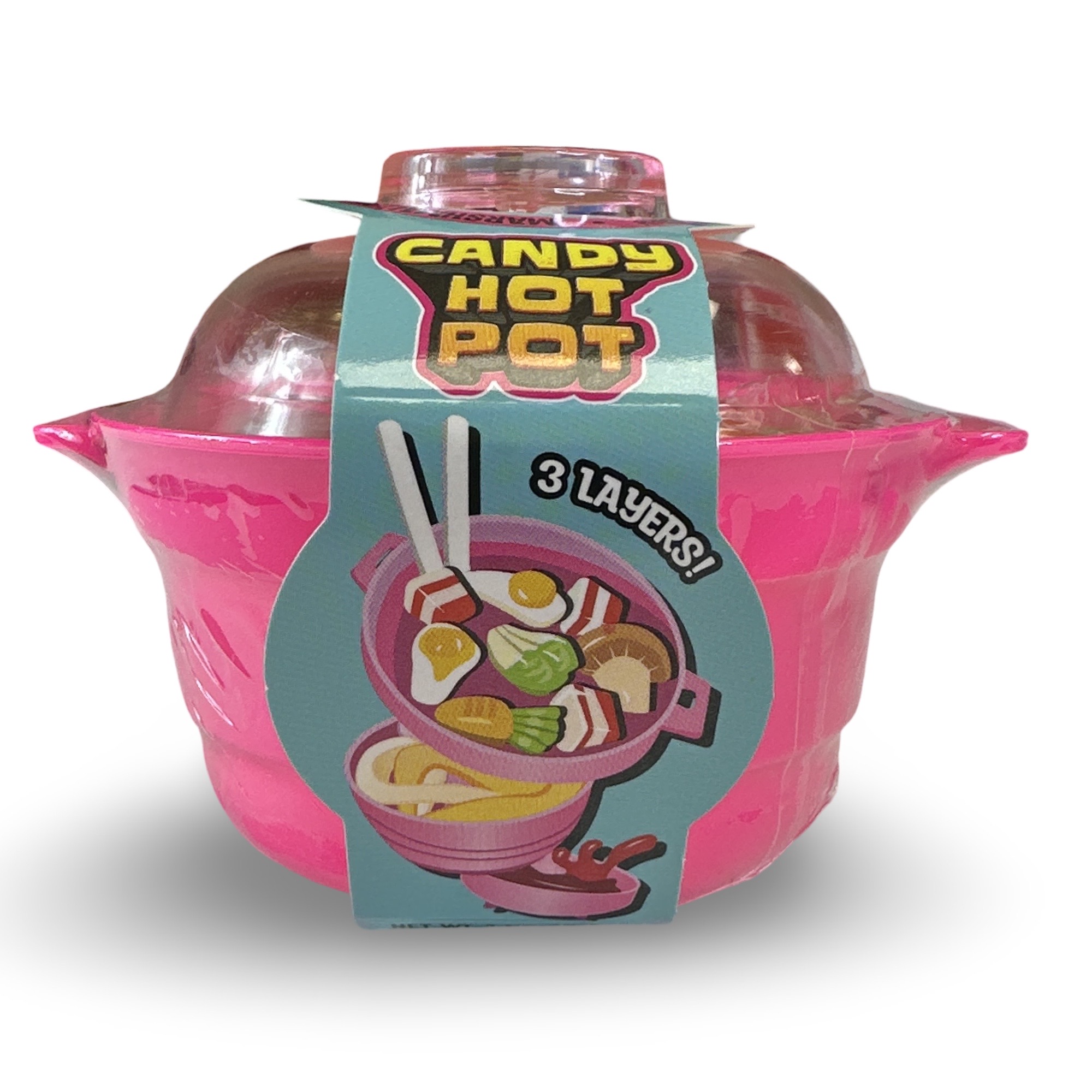 Candy Hot Pots, 3 Pack, With 3 Layers of Candy including Marshmallows, Gel, Gummies and Candy Sticks 4