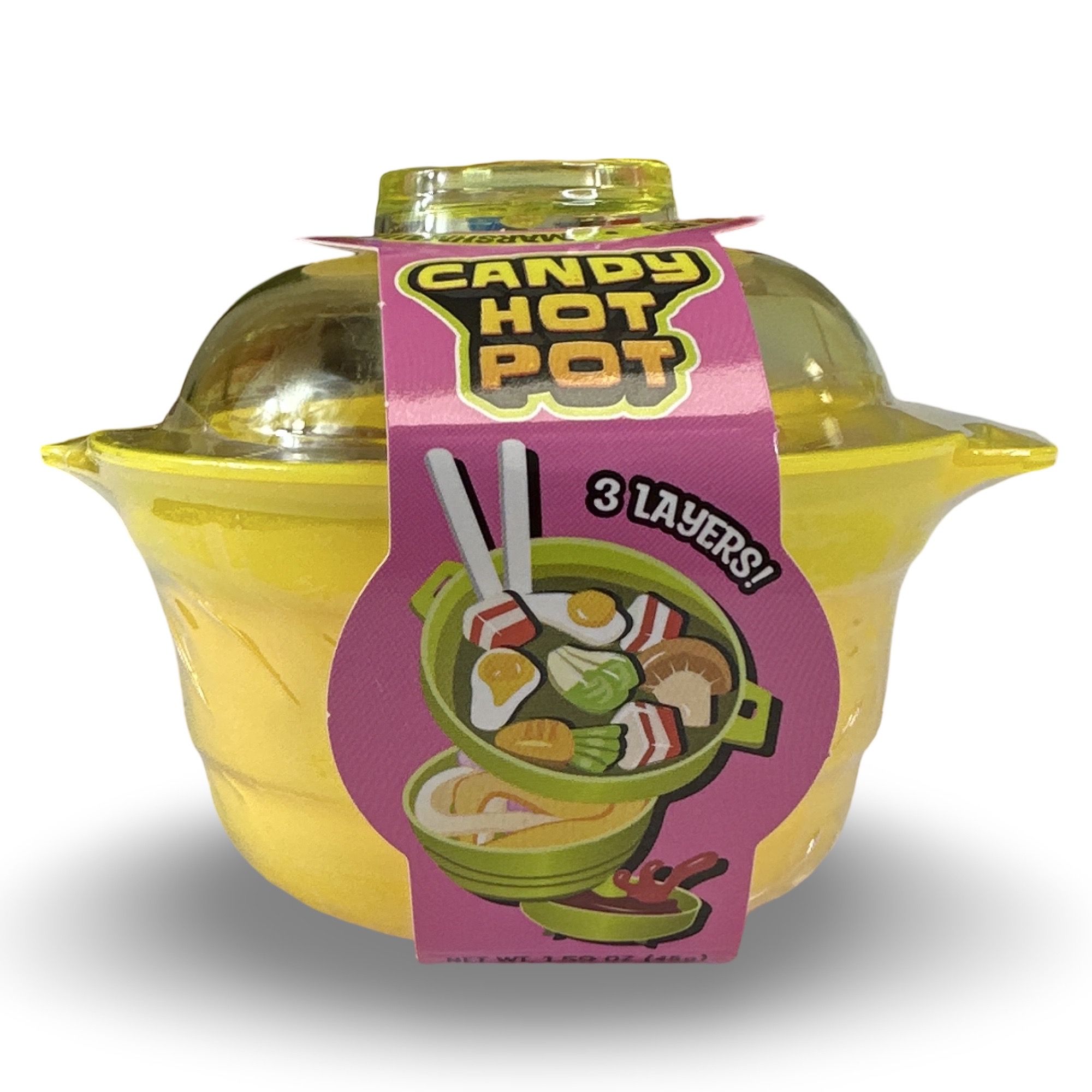 Candy Hot Pots, 3 Pack, With 3 Layers of Candy including Marshmallows, Gel, Gummies and Candy Sticks 5