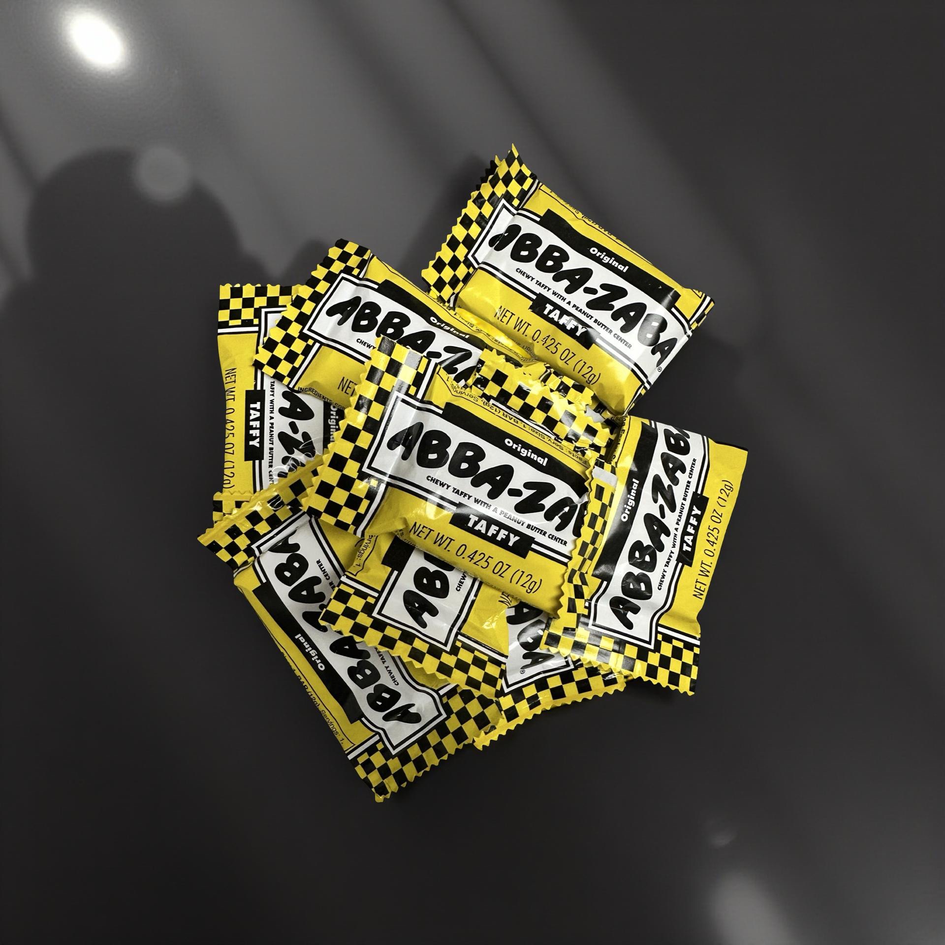 Abba Zabba Mini Nostalgic Chewy Peanut Butter Taffy, 1 lb. 3