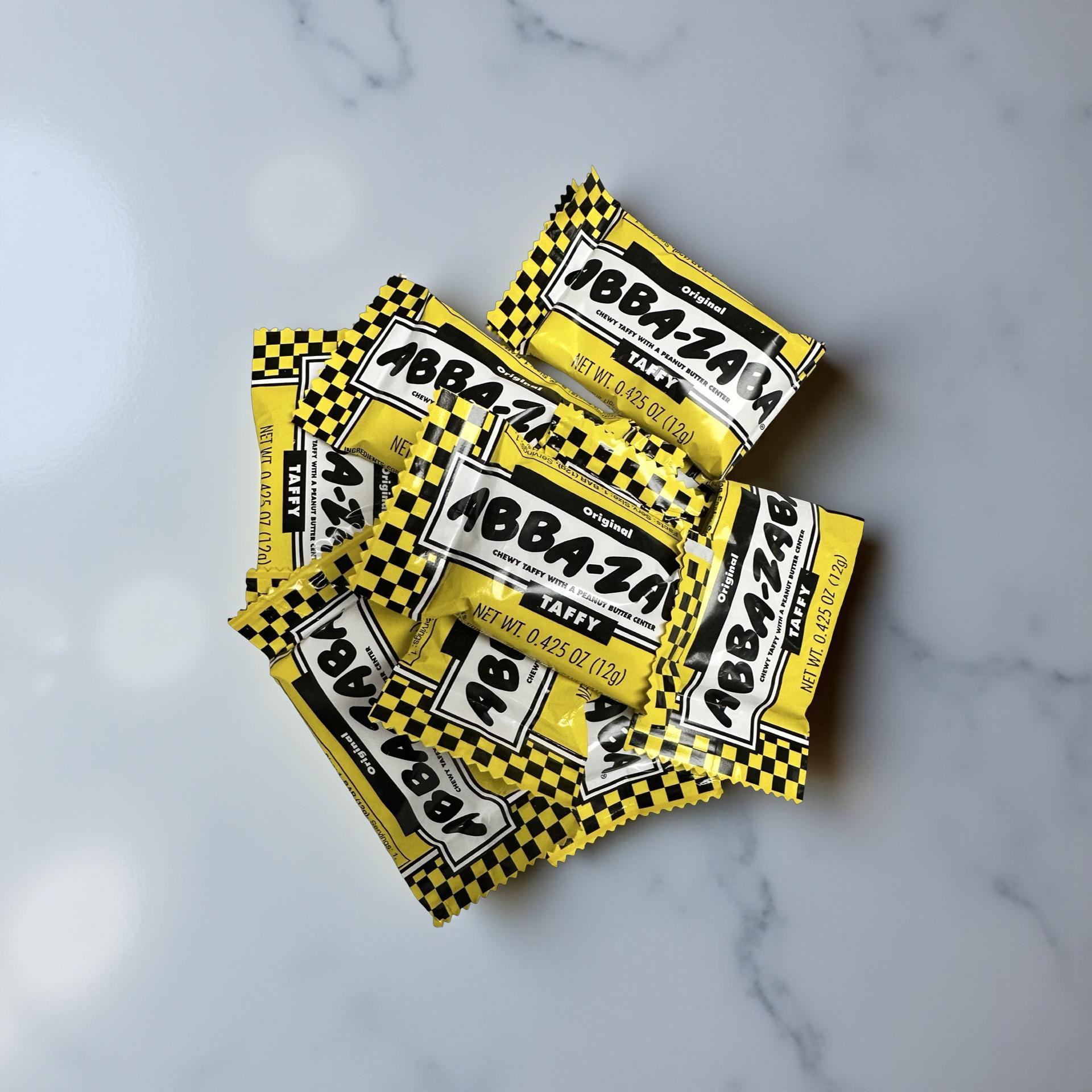 Abba Zabba Mini Nostalgic Chewy Peanut Butter Taffy, 1 lb. 4