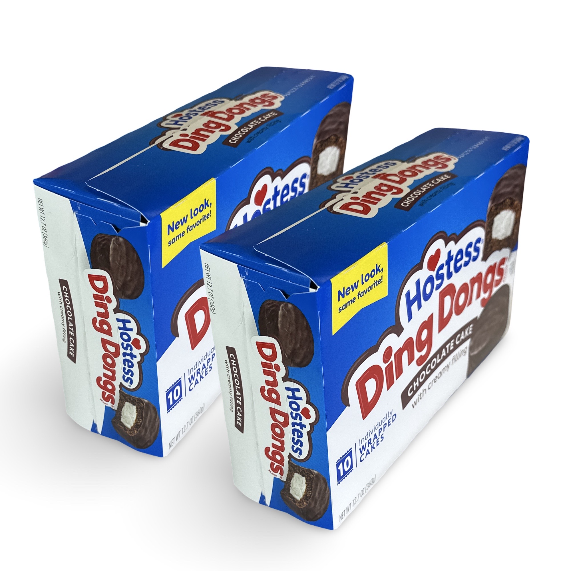 Hostess Ding Dongs Chocolate Donuts, 12.7 oz, 2 Pack